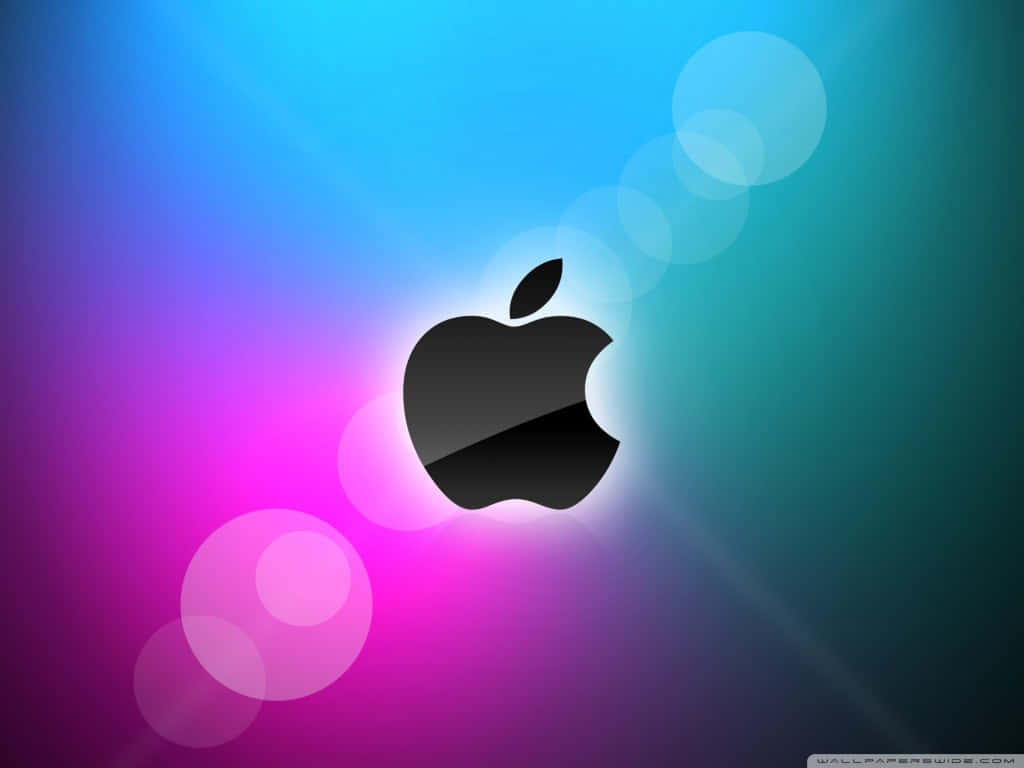 Brightly Colored Apple in 4K Wallpaper