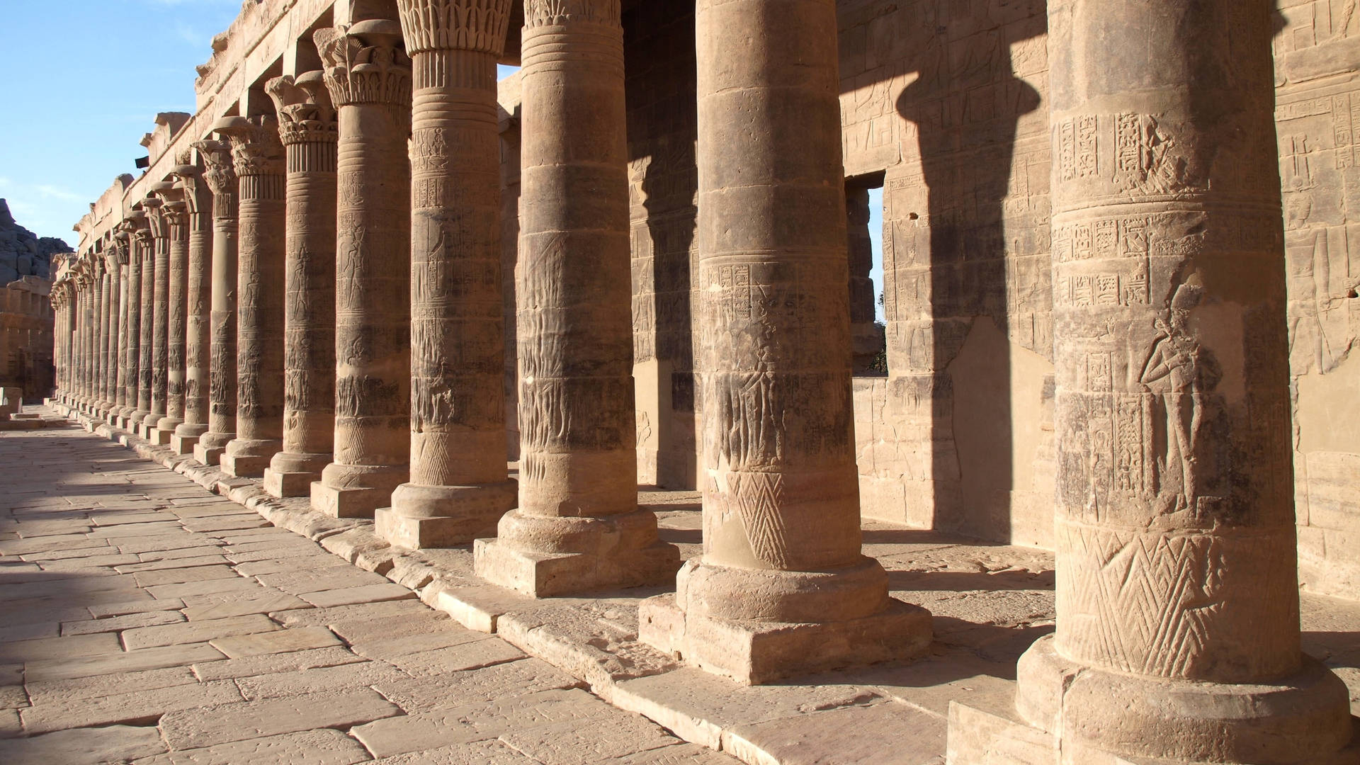 4k Architecture Ancient Columns Wallpaper
