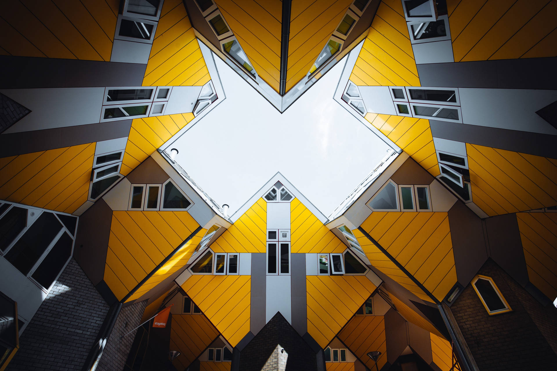 4k Architecture Innovative Cube Buildings Wallpaper