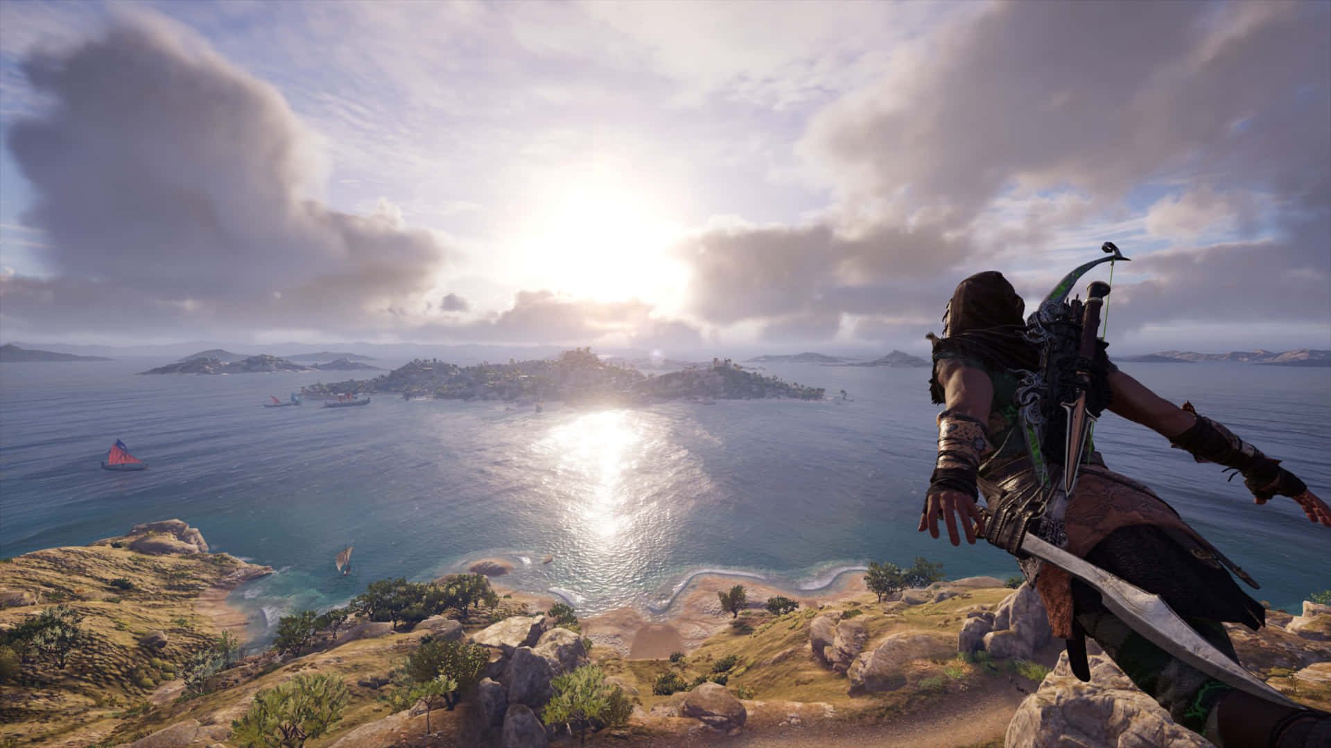 Skærmbillede fra Assassin's Creed III som tapet