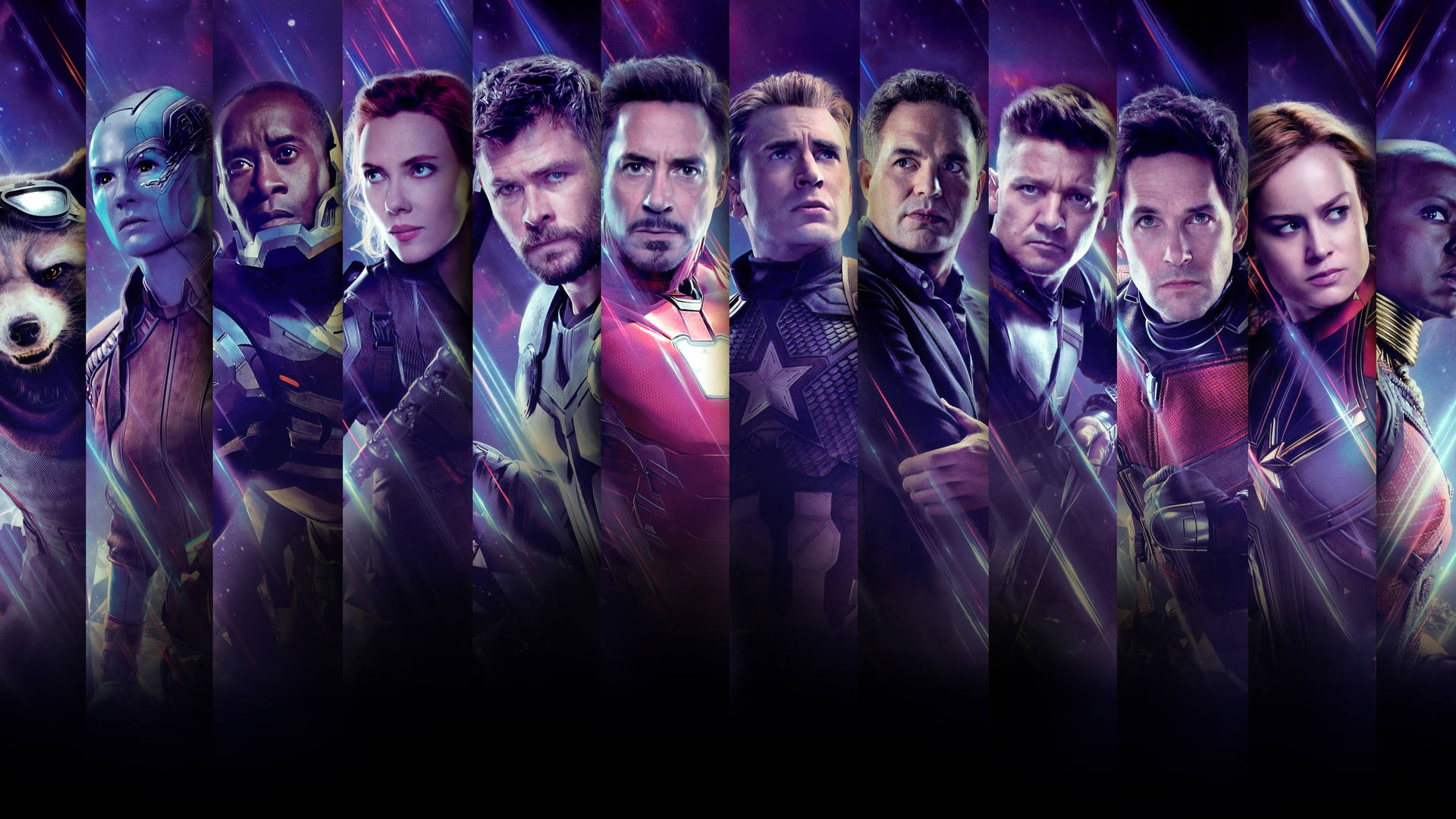 4k Avengers In Frame Background