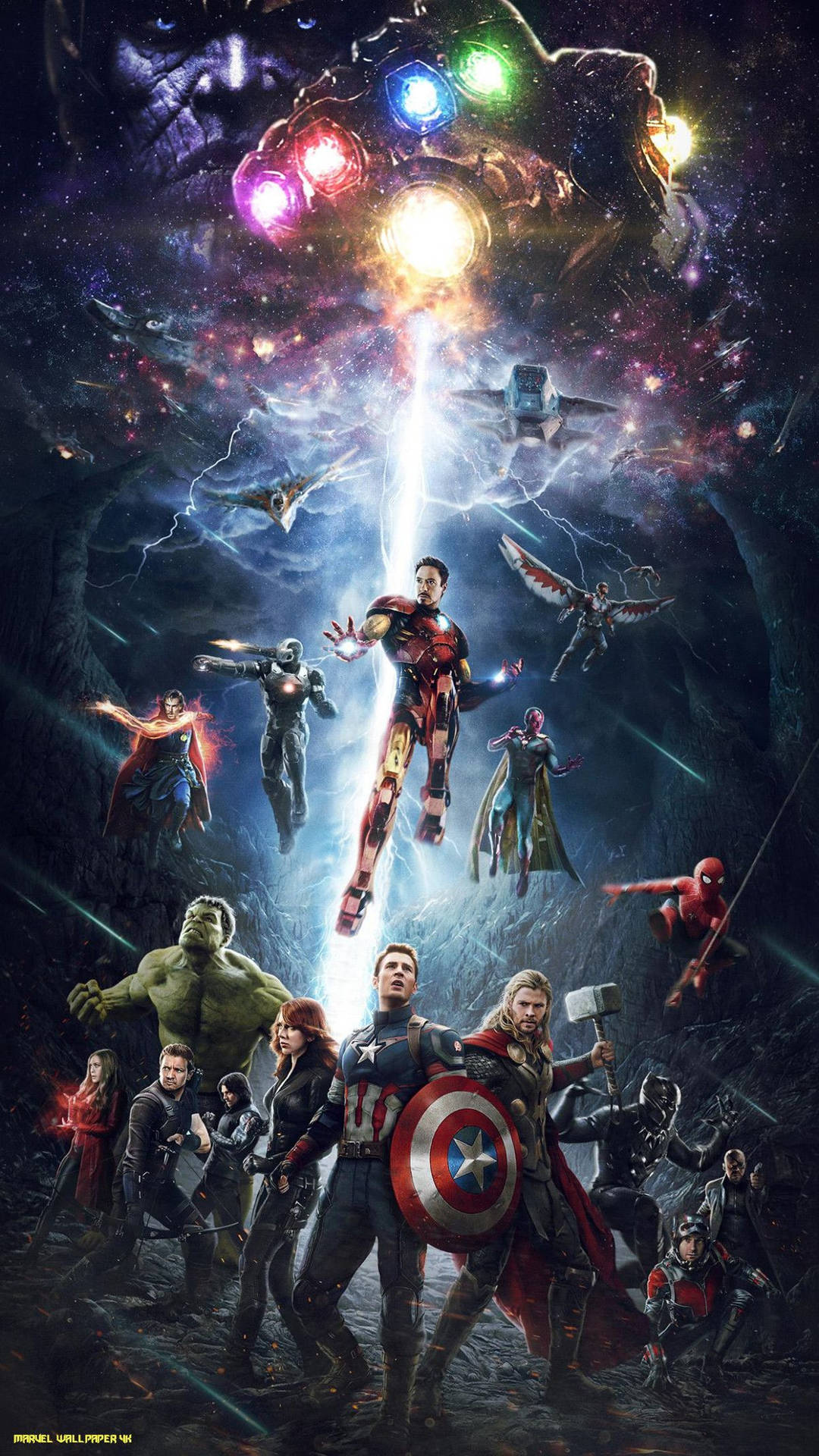4k Avengers Infinity Gauntlet Background