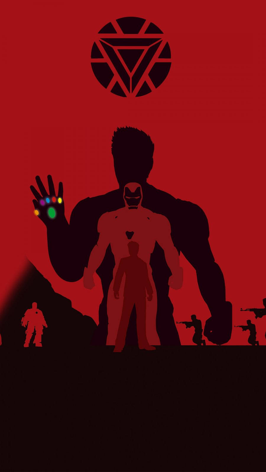4k Avengers Vector Art Background