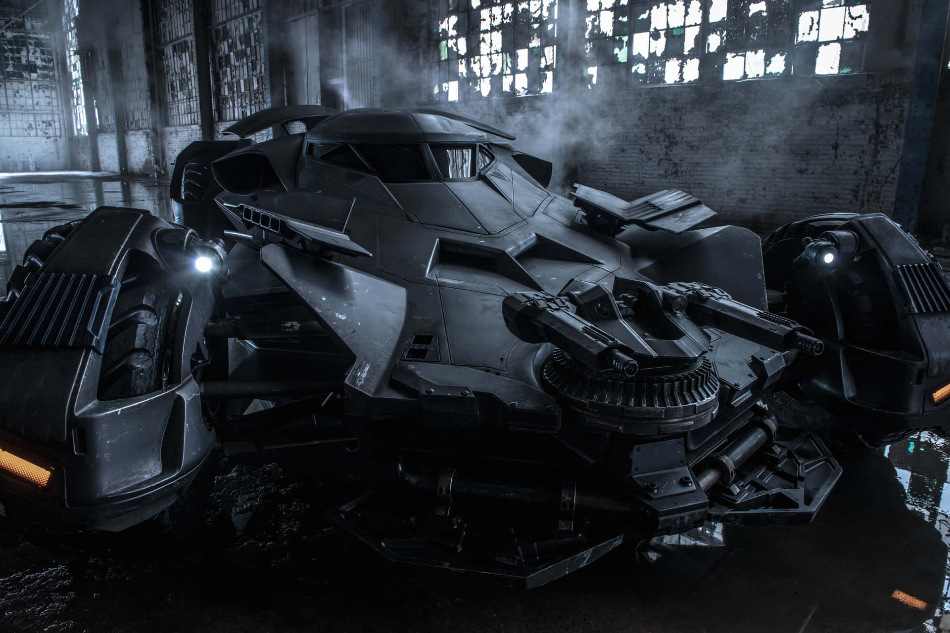 Dark knight stiger med kraften og hastigheden fra 4K Batmobile.