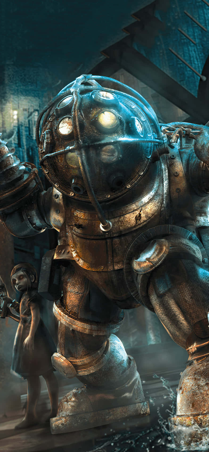 Enjoy graphical wonders with 4K Bioshock on your Iphone! Wallpaper