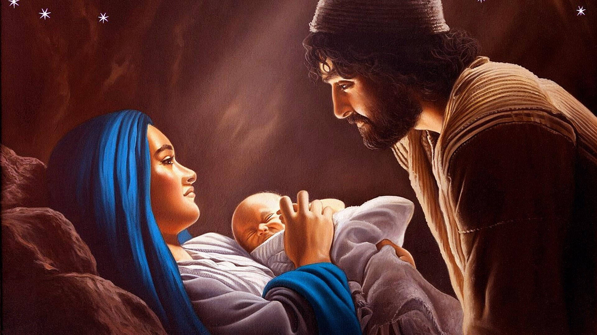 4k Birth Of Jesus Wallpaper