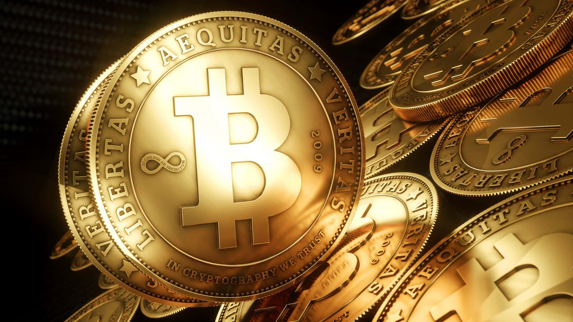 Erkundensie Das Explosive Potenzial Von Kryptowährungen Mit 4k Bitcoin. Wallpaper