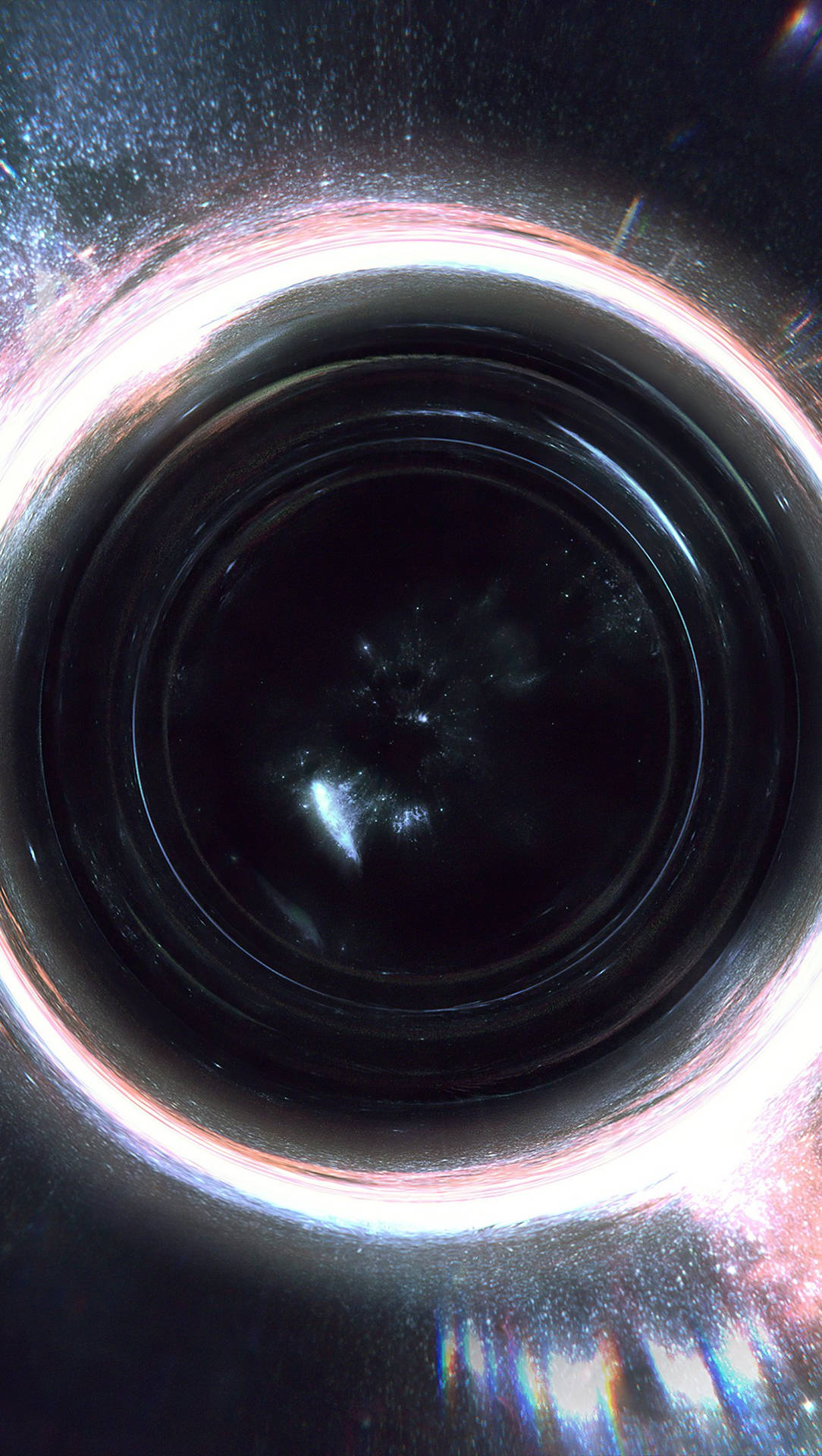 Lenteda Câmera Do Buraco Negro Em 4k. Papel de Parede