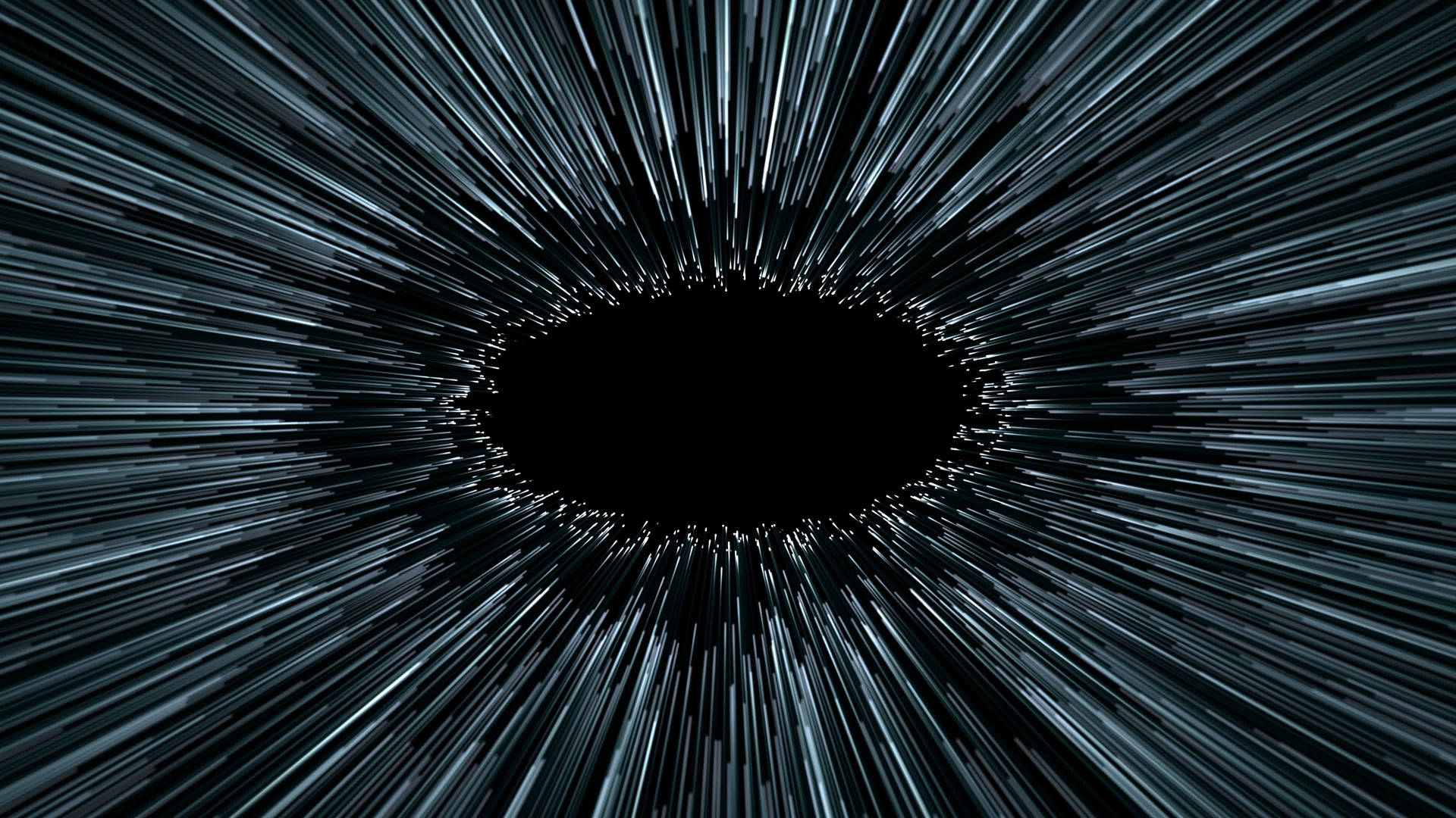 4K Black Hole Light Streaks Wallpaper