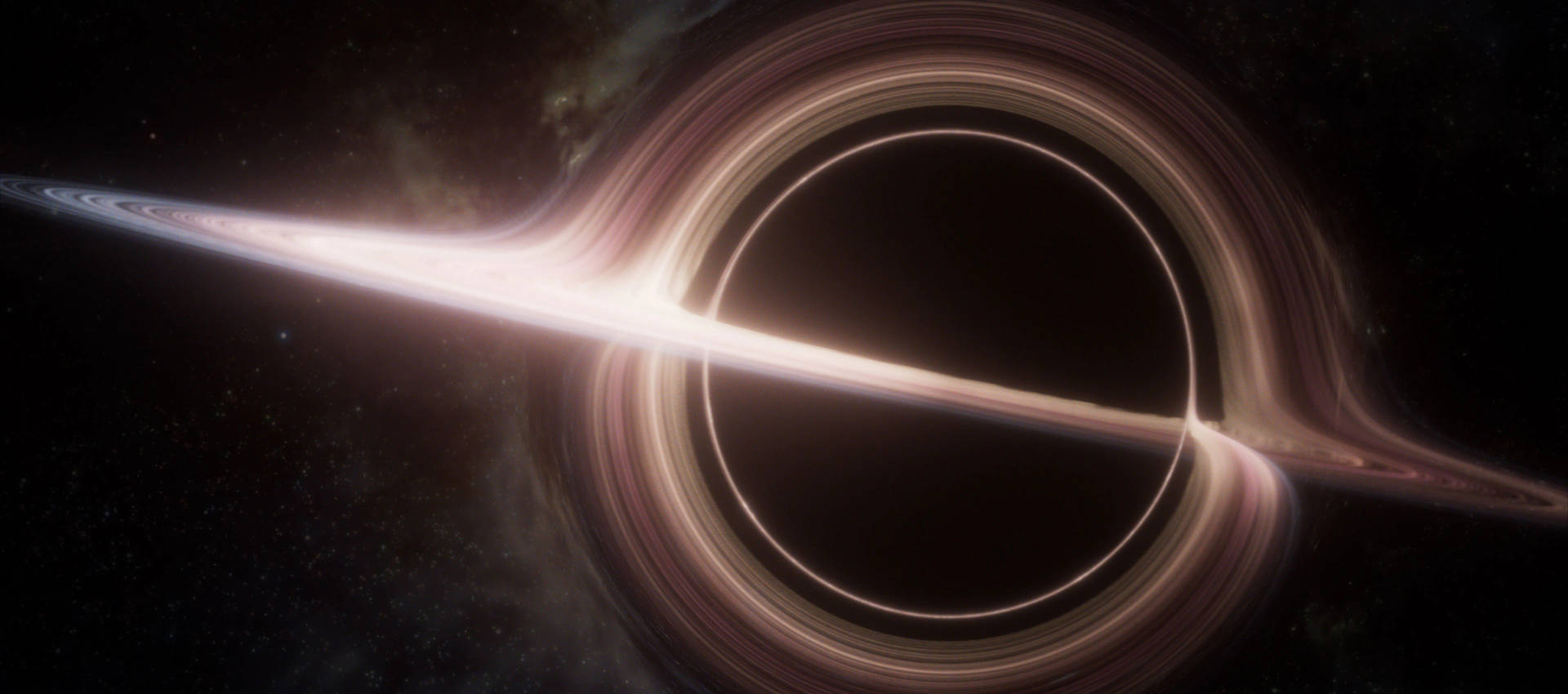 4K Black Hole Pastel Event Horizon Wallpaper