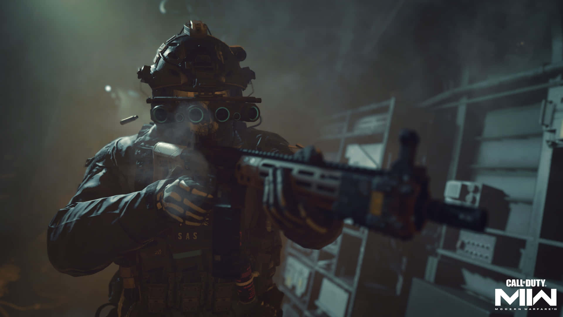4k Call Of Duty Modern Warfare Background Man Shooting Shotgun