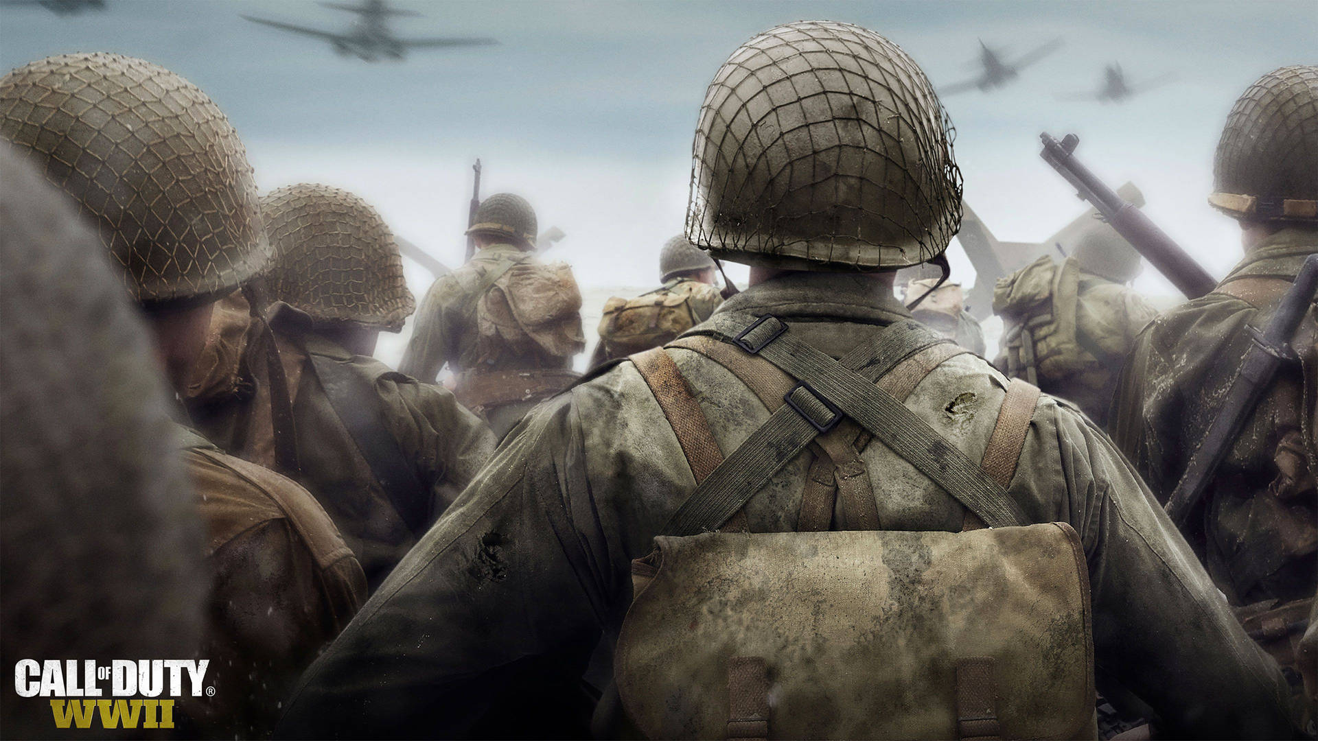 Líneade Soldados De Call Of Duty En 4k Fondo de pantalla