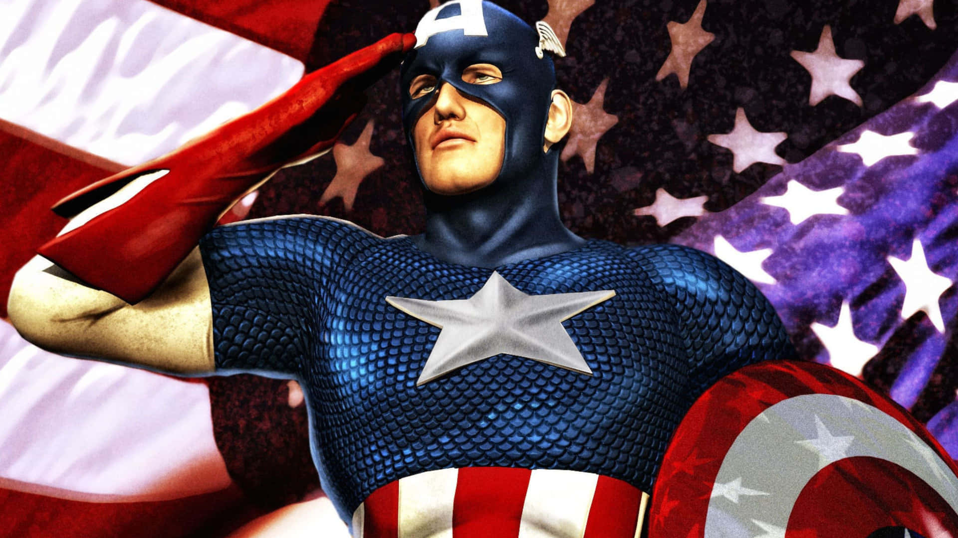 4K Captain America, ready to save the day