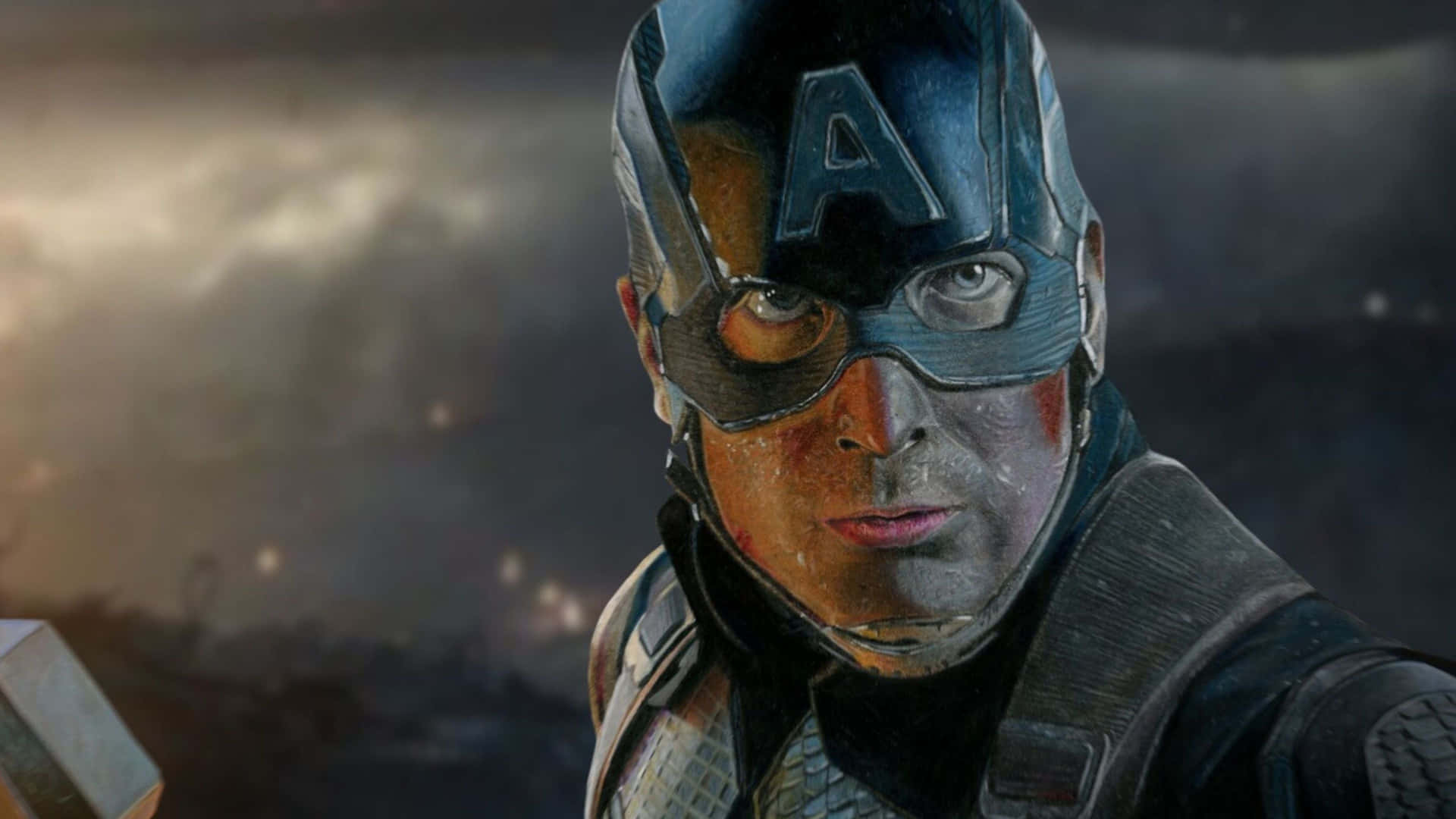 Enforudseende Skærm: 4k Captain America.