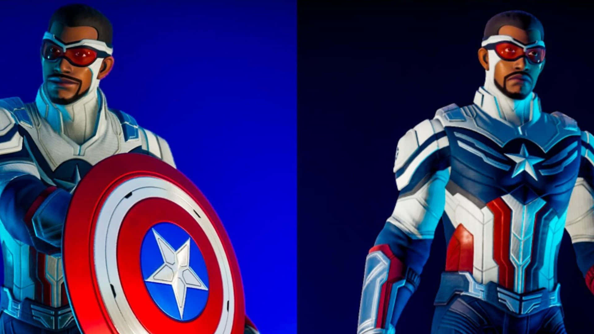 Dertapfere Captain America Bereit Für Den Kampf.