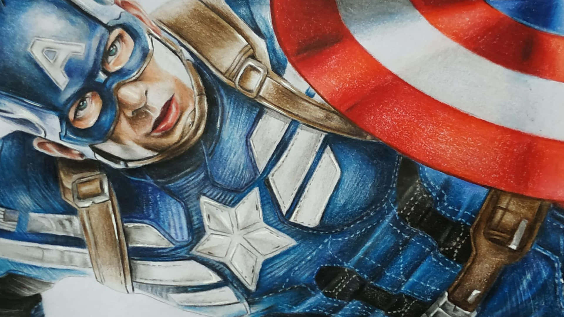 "Captain America in All His Glory"