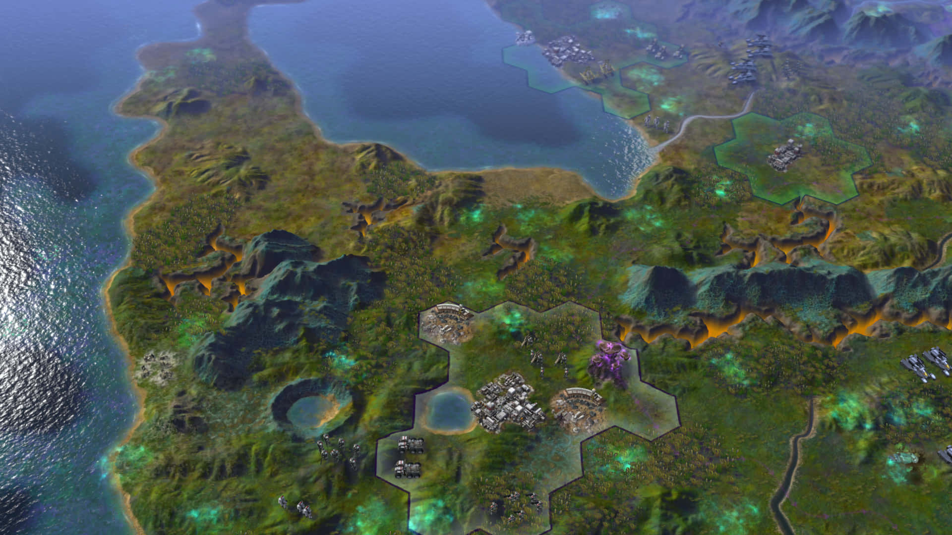 4k Civilization Beyond Earth Background Waters