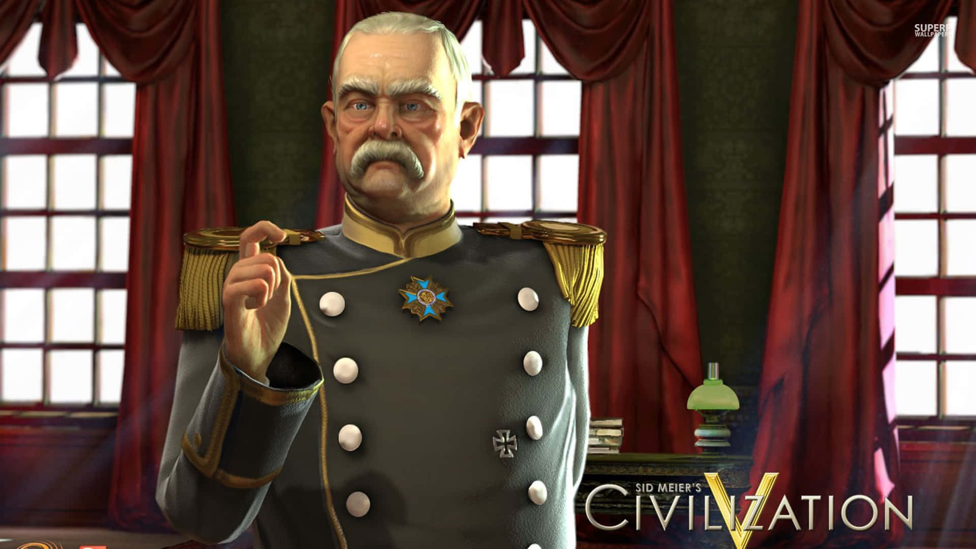 4k Civilization V Background & Otto Von Bismarck Background