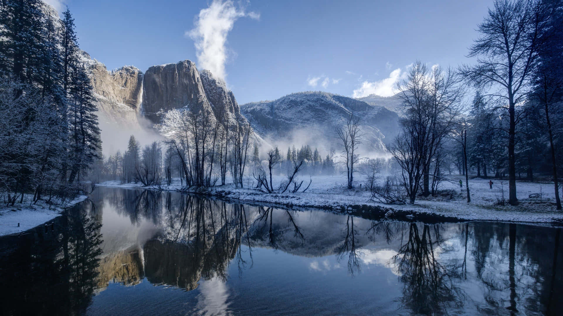 Yosemitenationalpark Im Winter