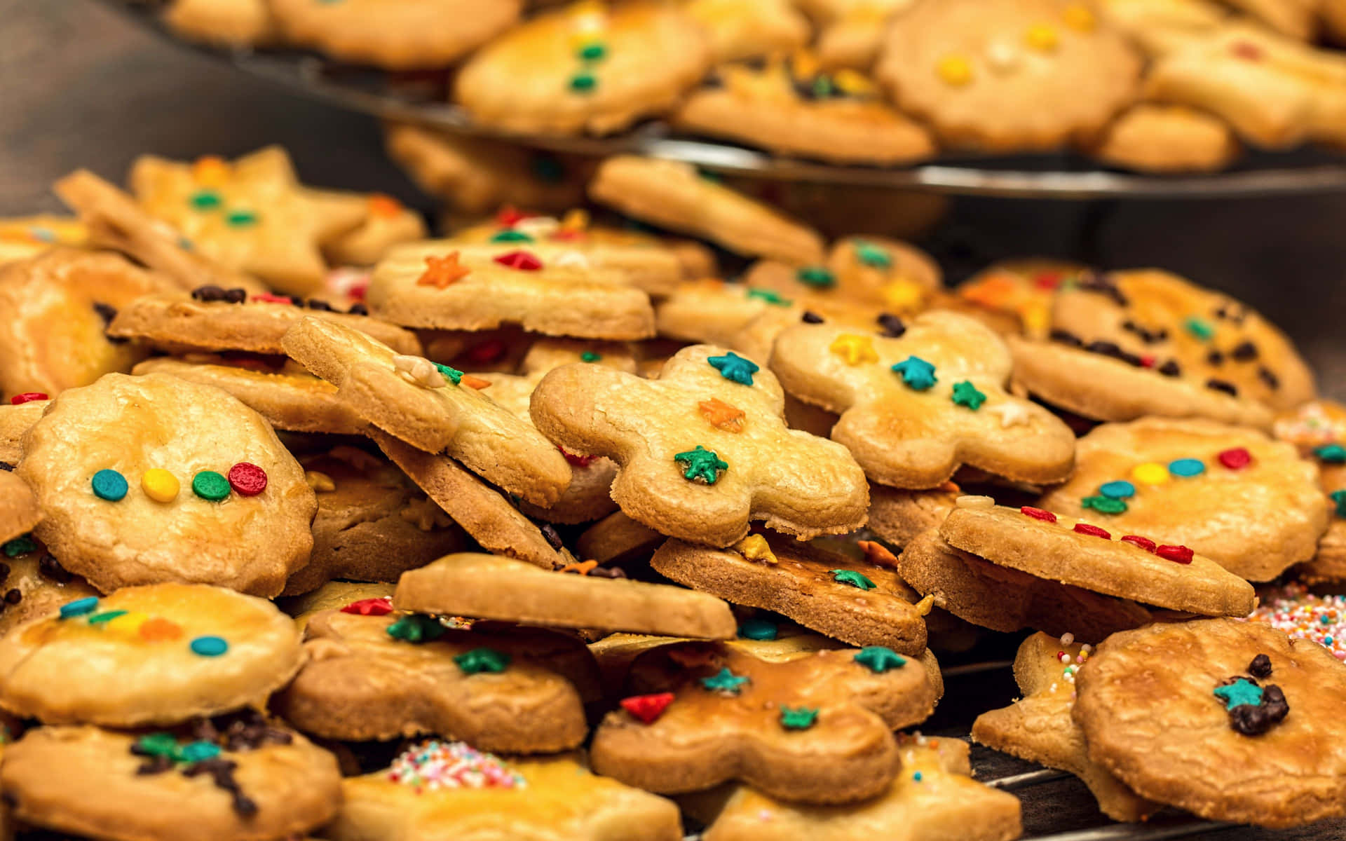 Crunchy Biscuits 4k Cookies Background For Desktop Background