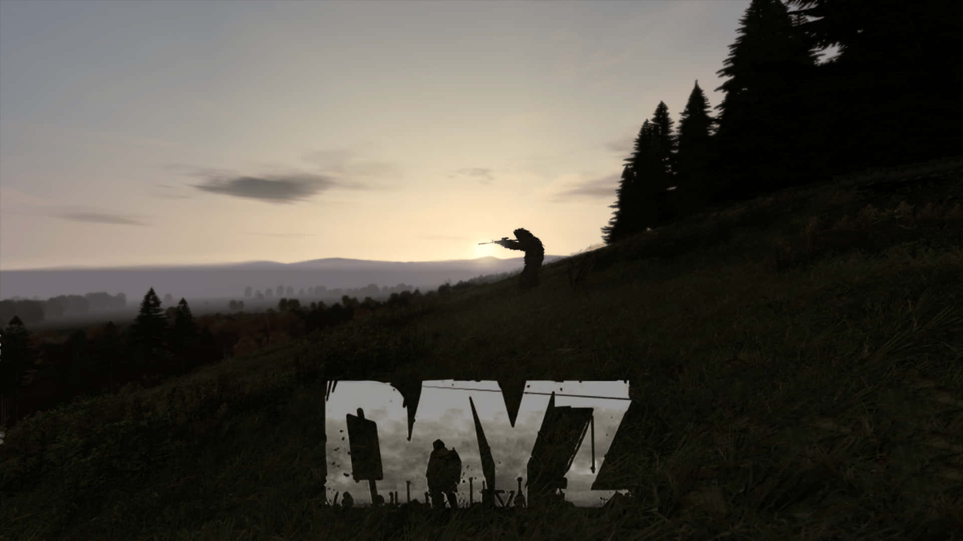 Armed Character Silhouette 4k Dayz Epoch Mod Background