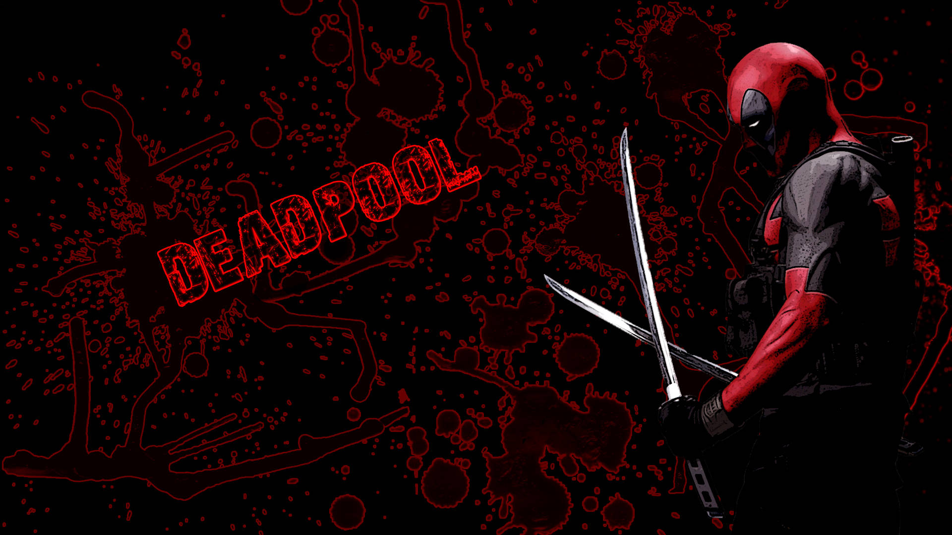 4k Deadpool Swords