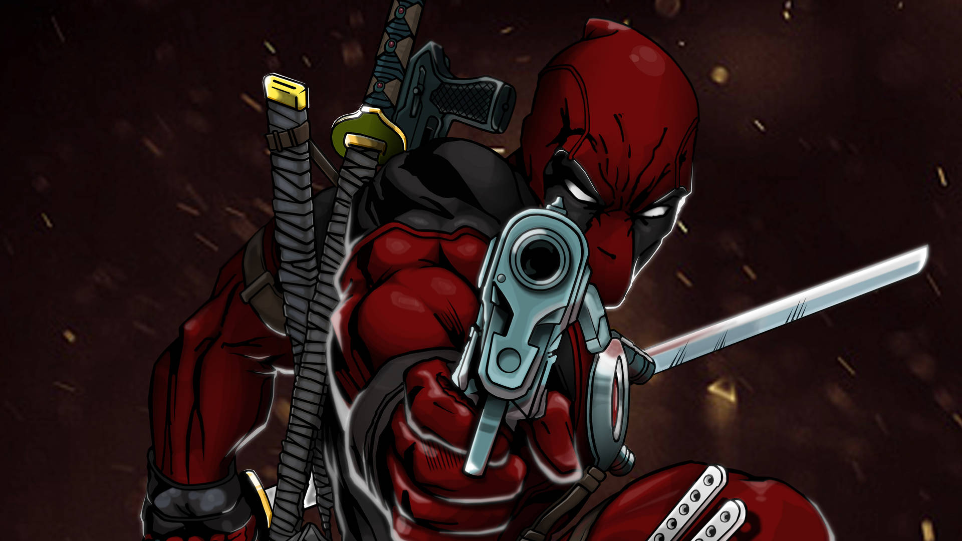 4k Deadpool With Gun