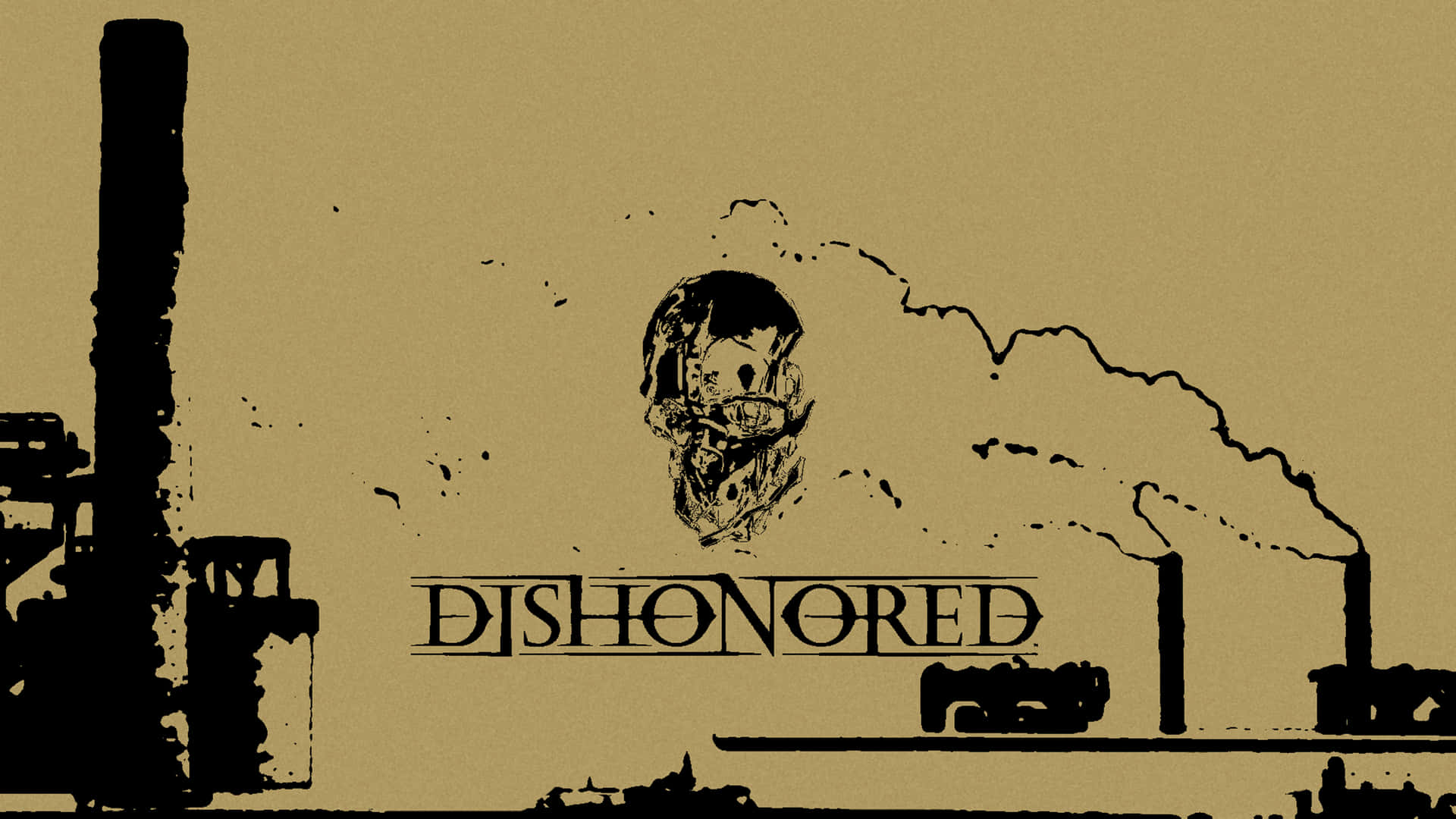 4k Dishonored Brown Aesthetic Wallpaper