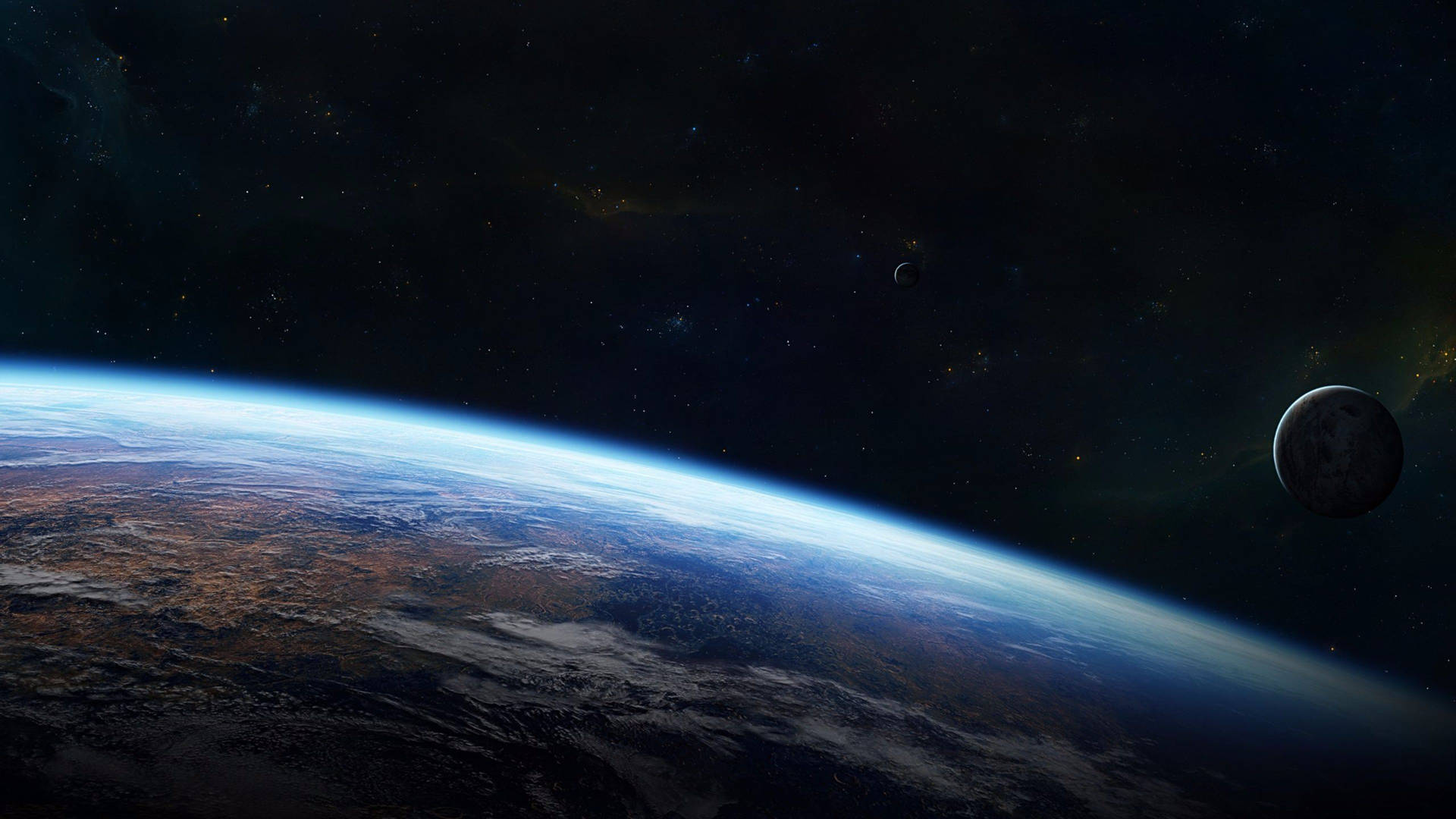 4k Earth Distant View Wallpaper