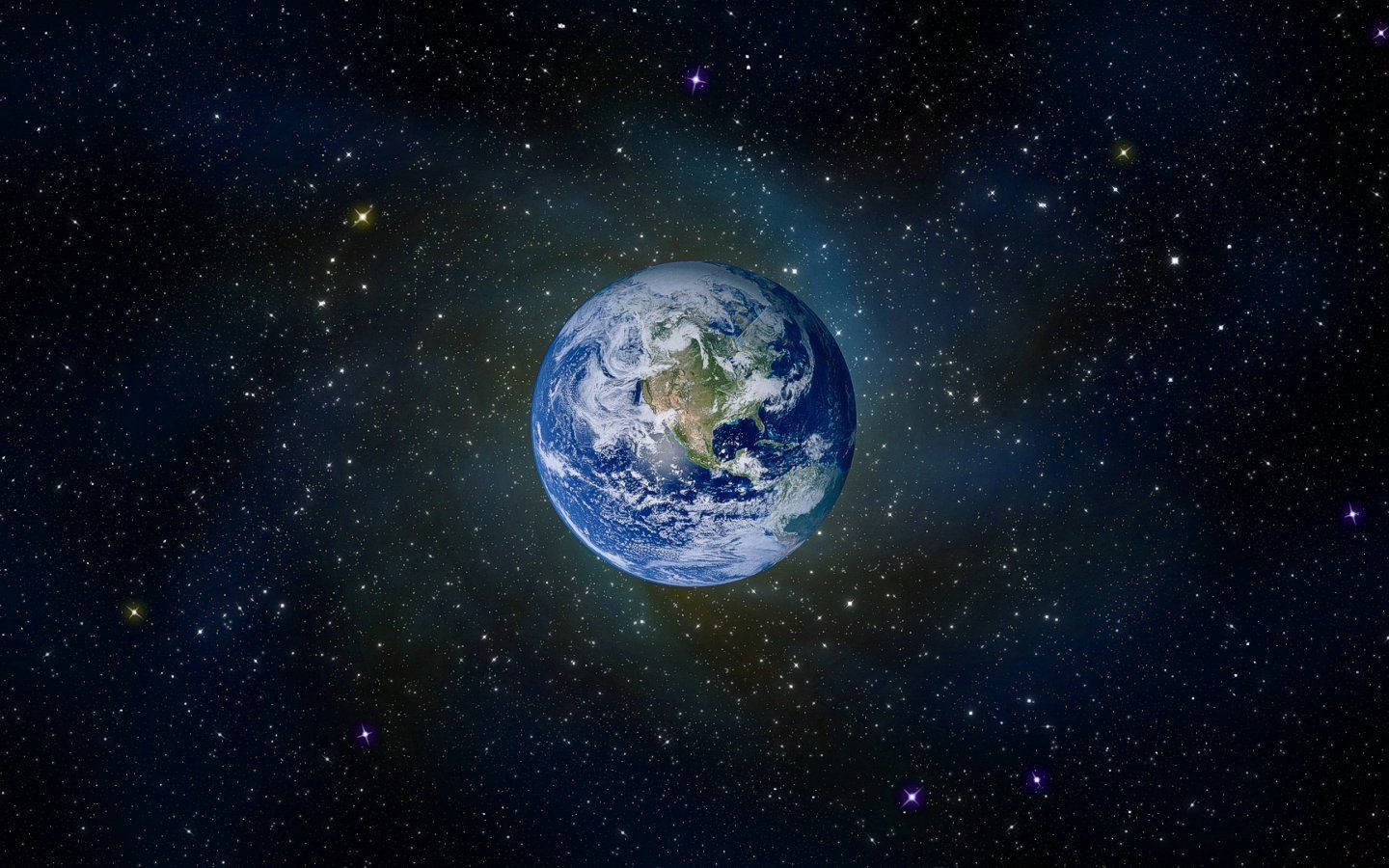 4k Earth In Universe Wallpaper