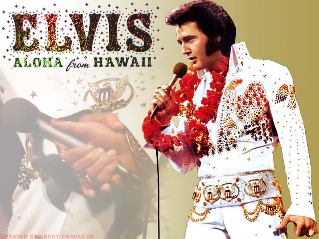 Elvis Aloha For Hawaii Wallpaper