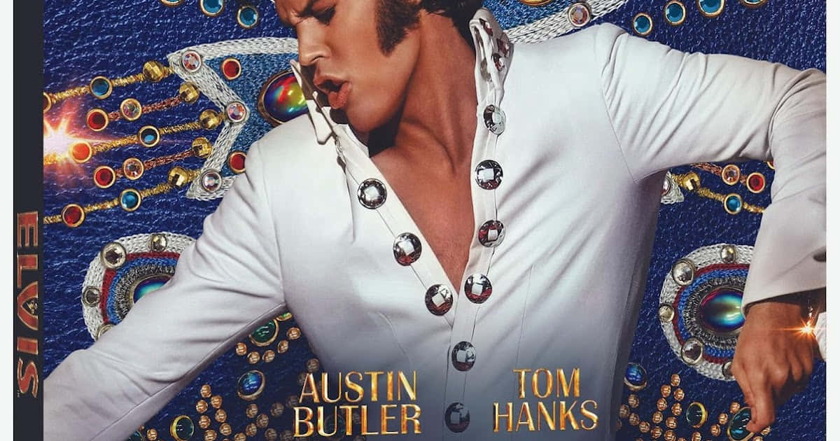 Hyldesttil Kongen Af Rock 'n Roll – 4k Elvis Wallpaper