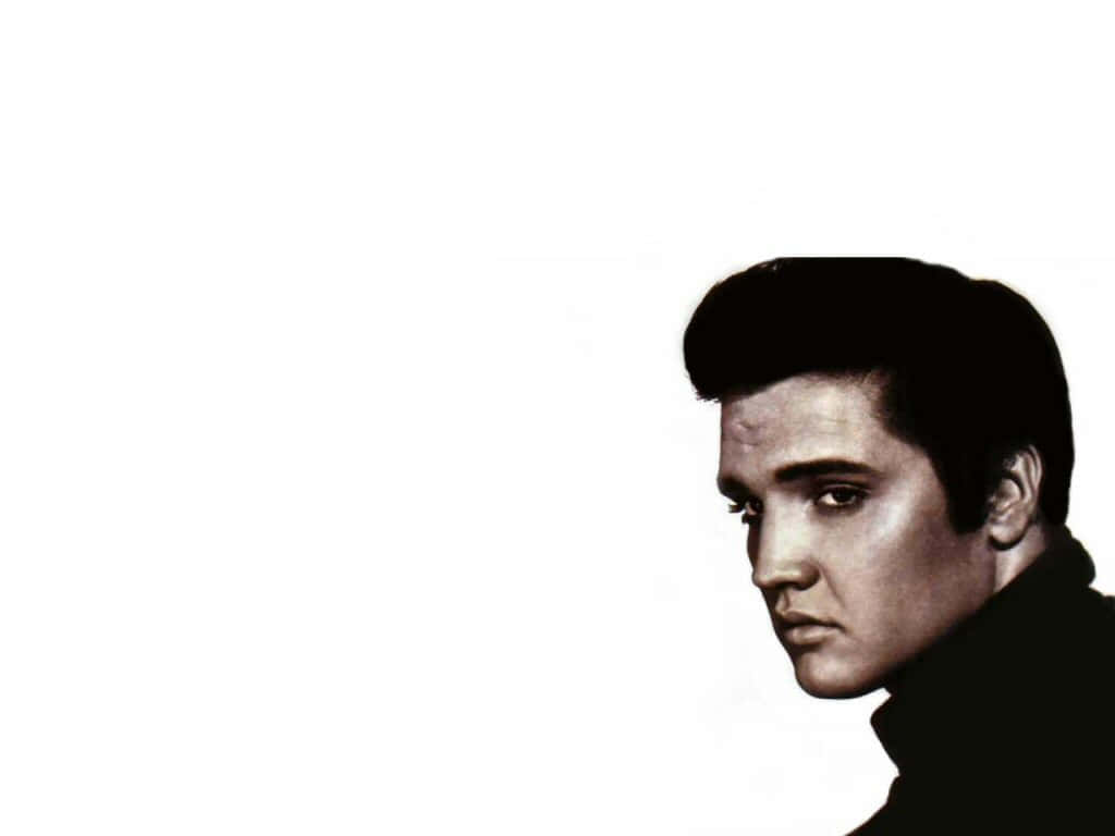 Kongen af Rock and Roll, Elvis Presley, optræder på scenen. Wallpaper