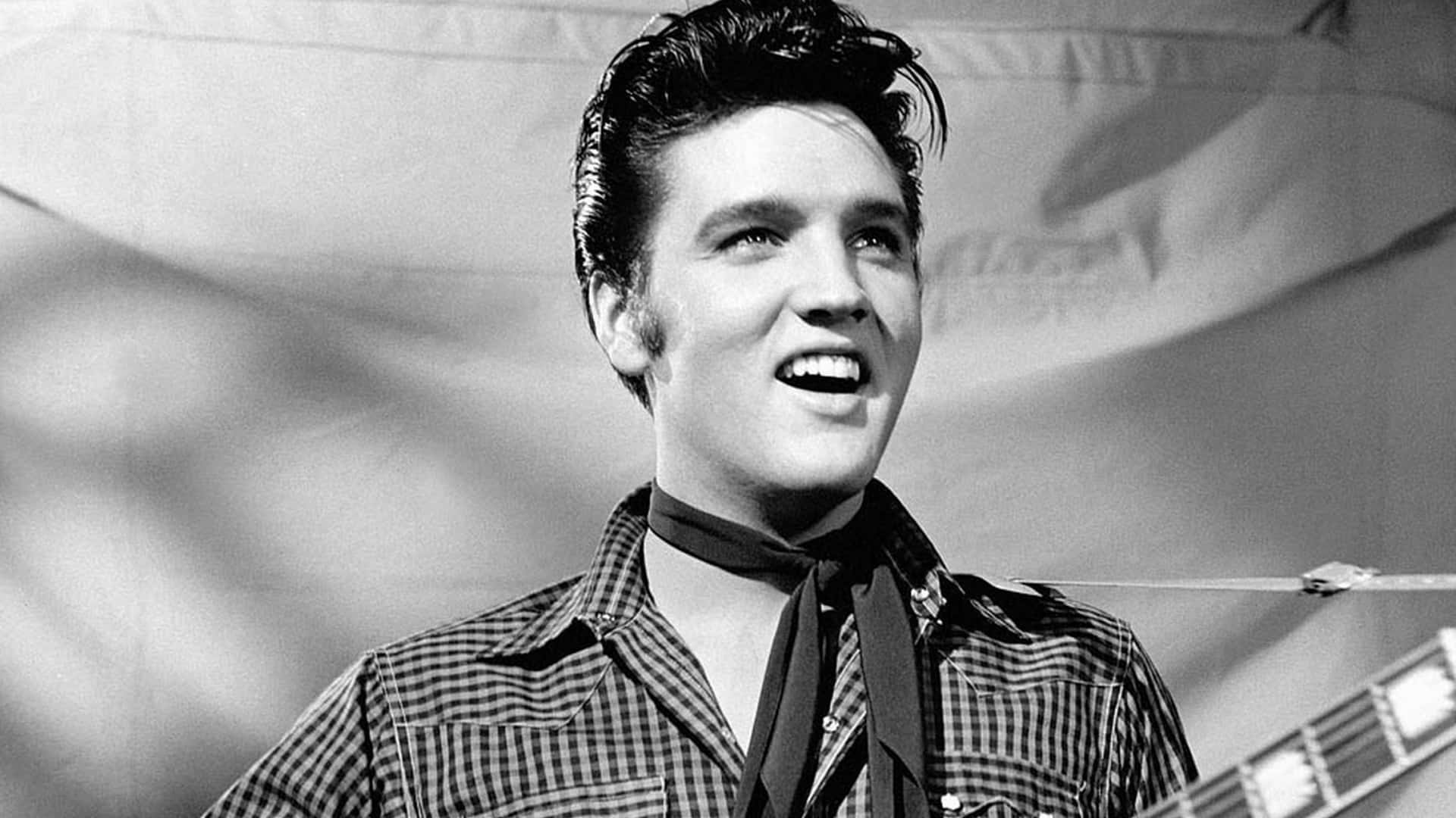 Papelde Parede Vintage Do Elvis Presley. Papel de Parede