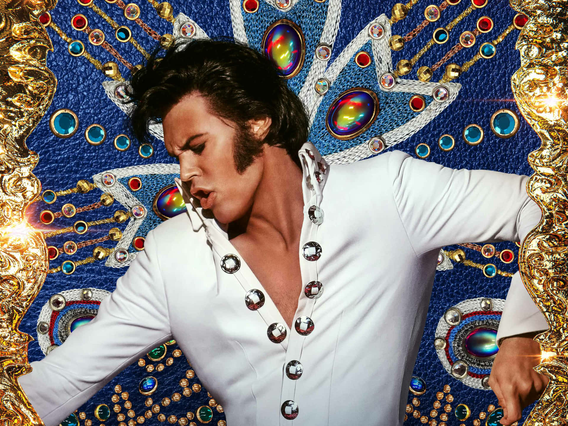 Elvis Presley præsenteret i 4K opløsning Wallpaper