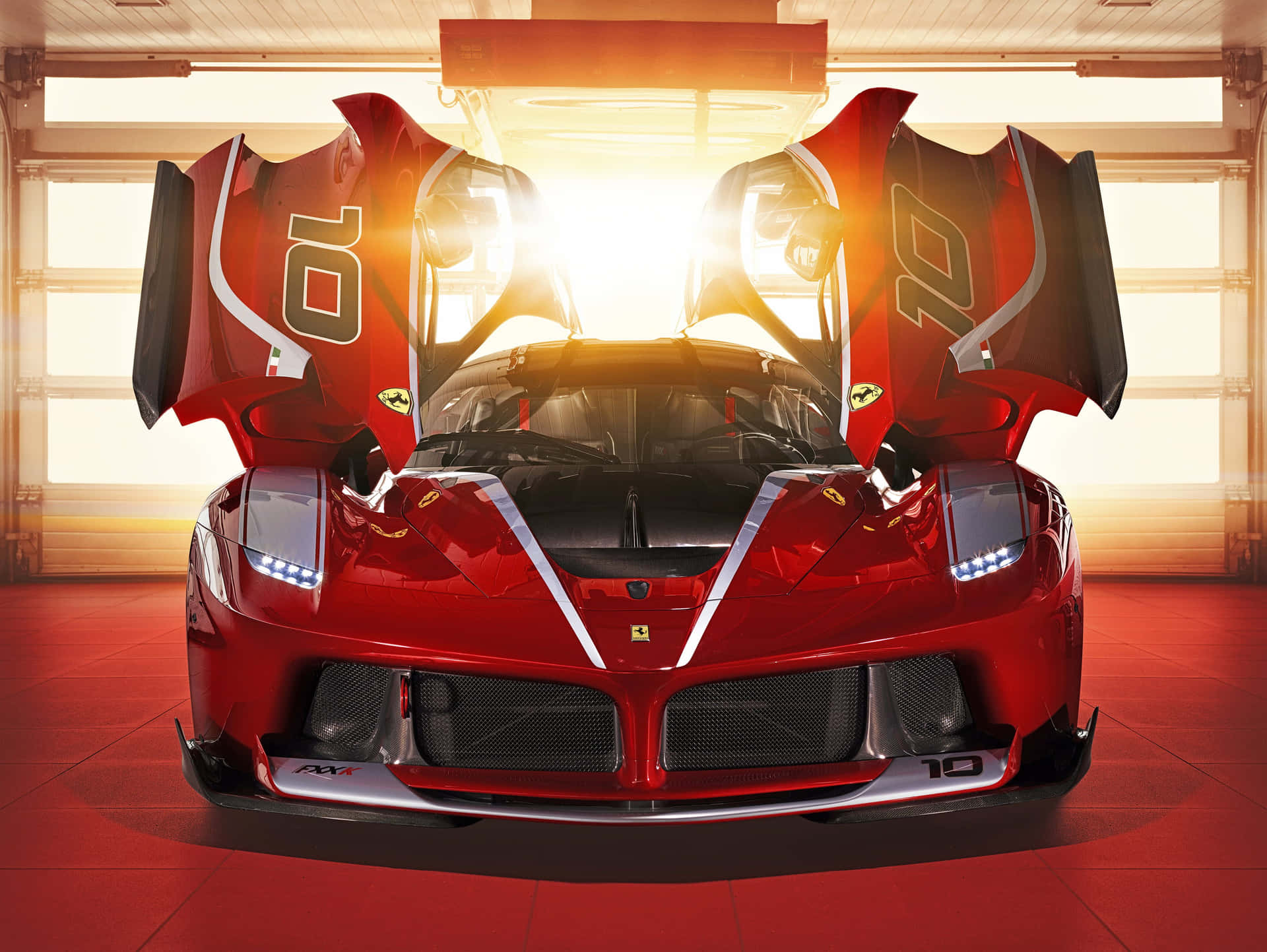 Erlebedie Kraft Eines 4k Ferrari
