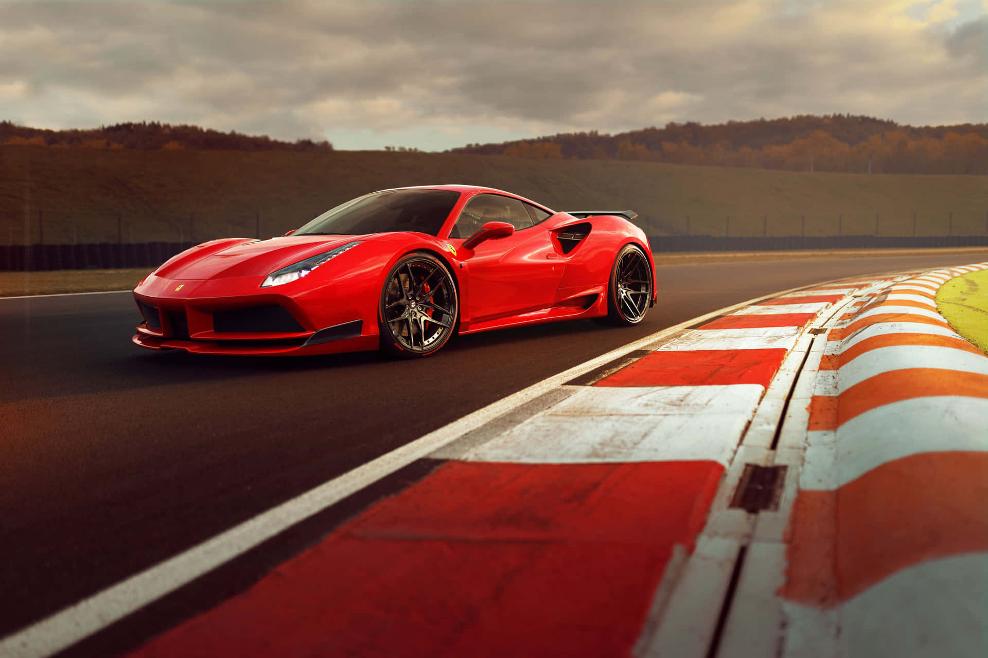Derglitzernde Glanz Eines Luxuriösen 4k Ferrari