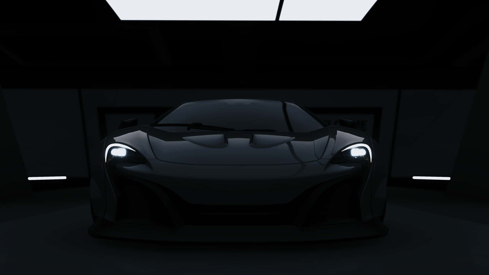 4k Forza Horizon 4 Background Black McLaren 600LT Wallpaper