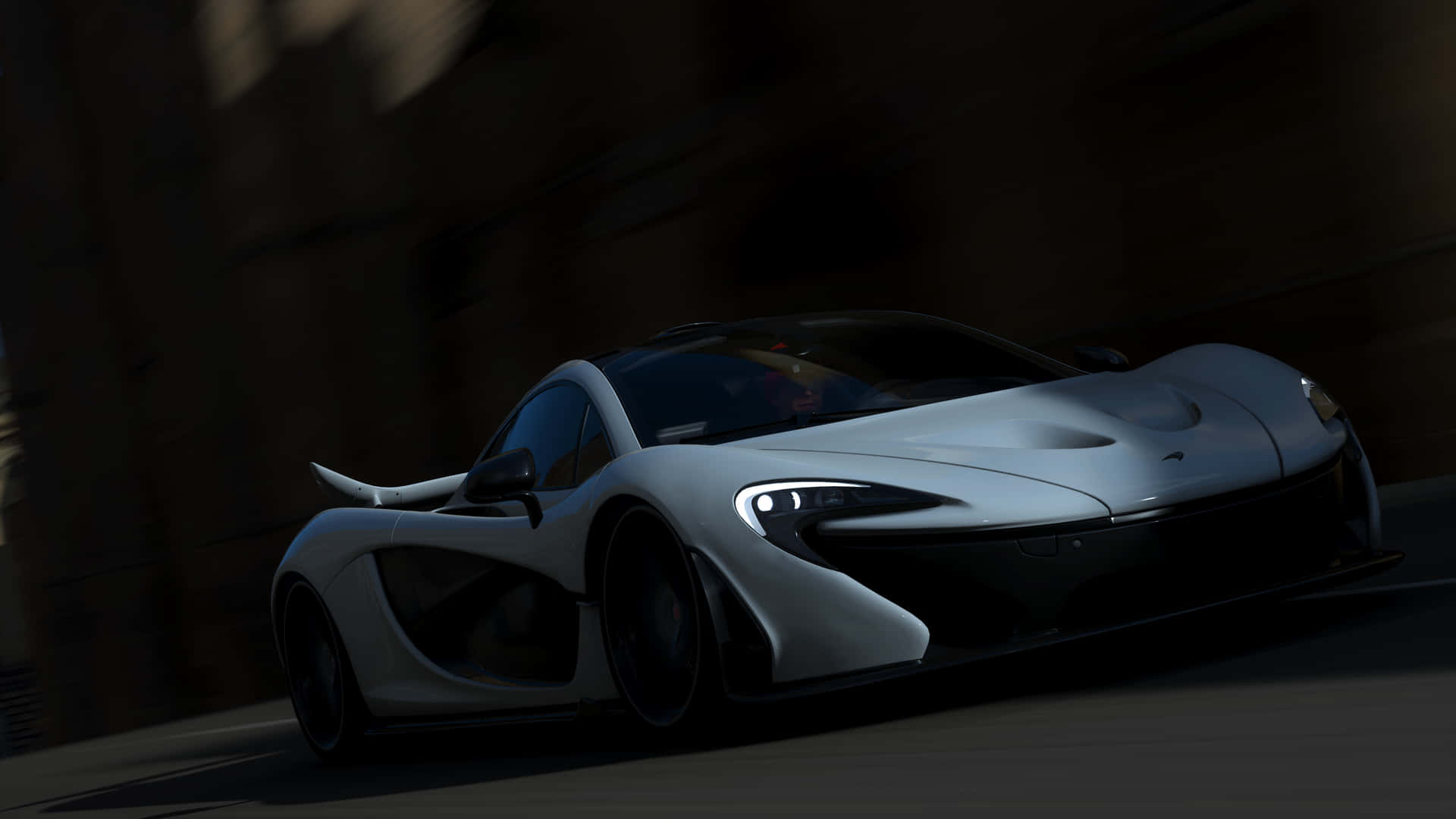 4k Forza Horizon 4 Background White McLaren P1 Wallpaper