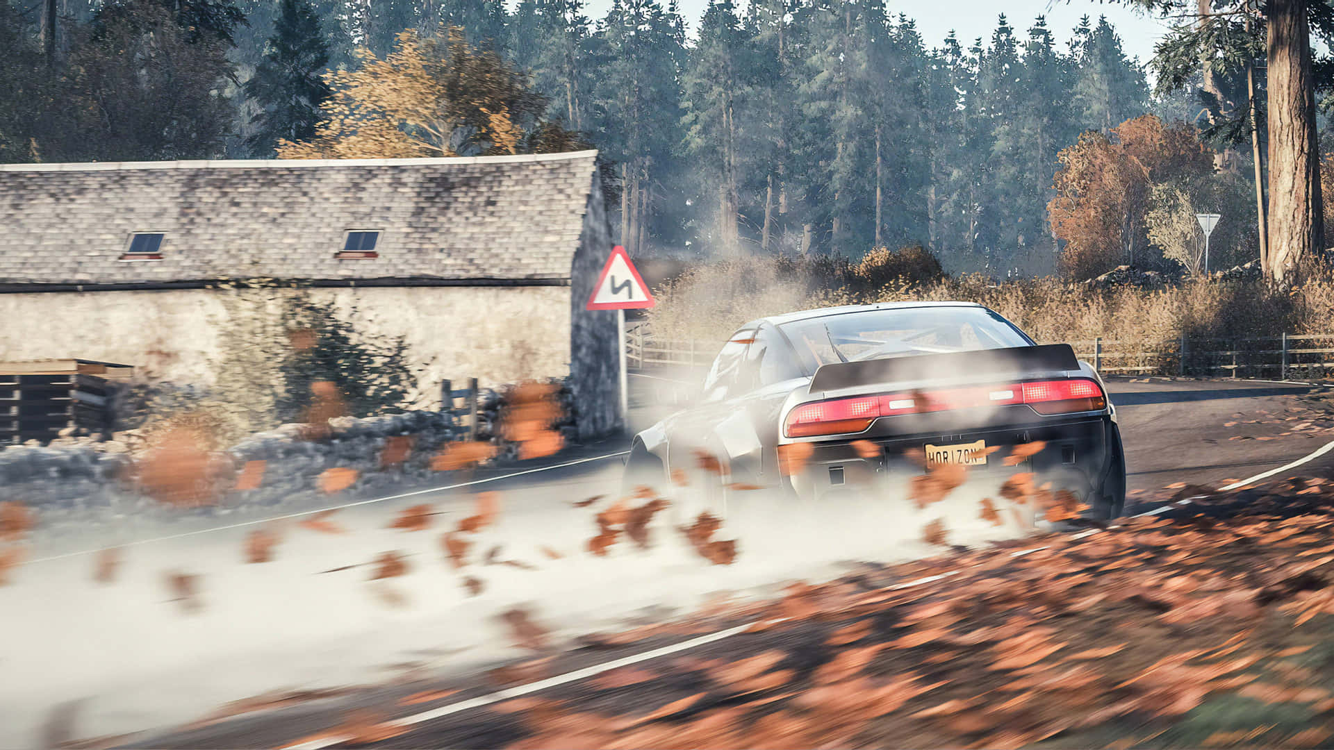 4k Forza Horizon 4 Background Dodge Drifting