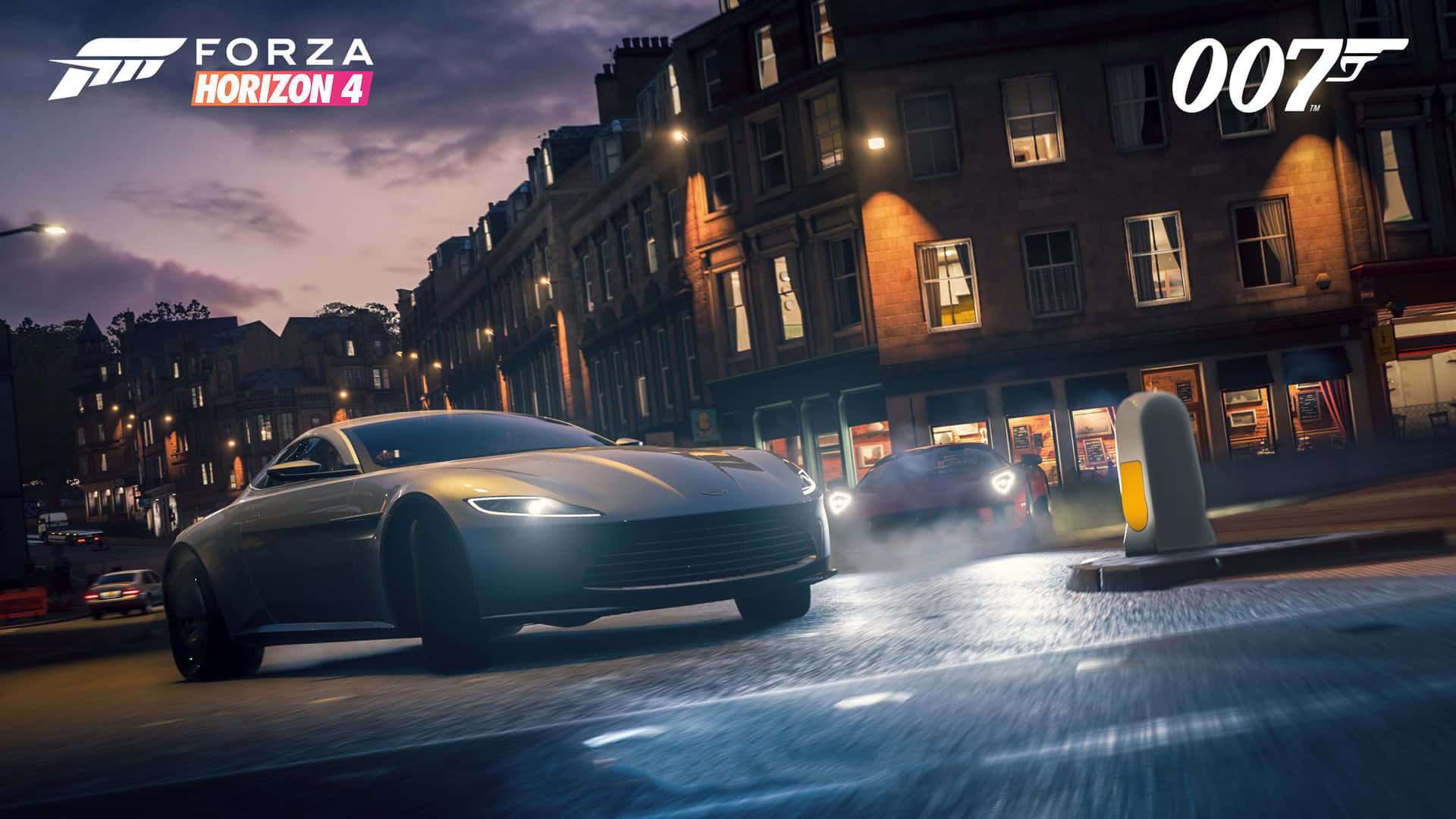 4k Forza Horizon 4 Background Gold Aston Martin Db10