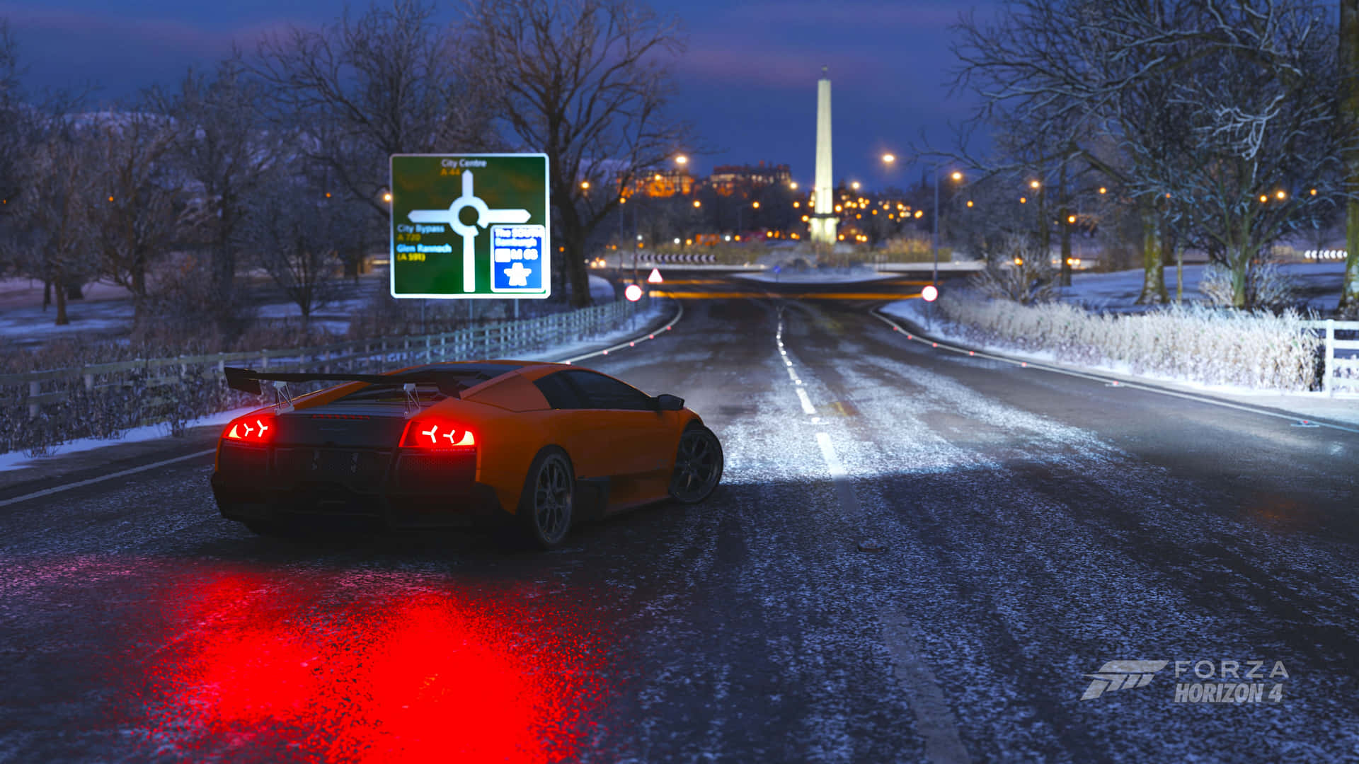 4ksfondo Forza Horizon 4 Arancione Lamborghini Murciélago