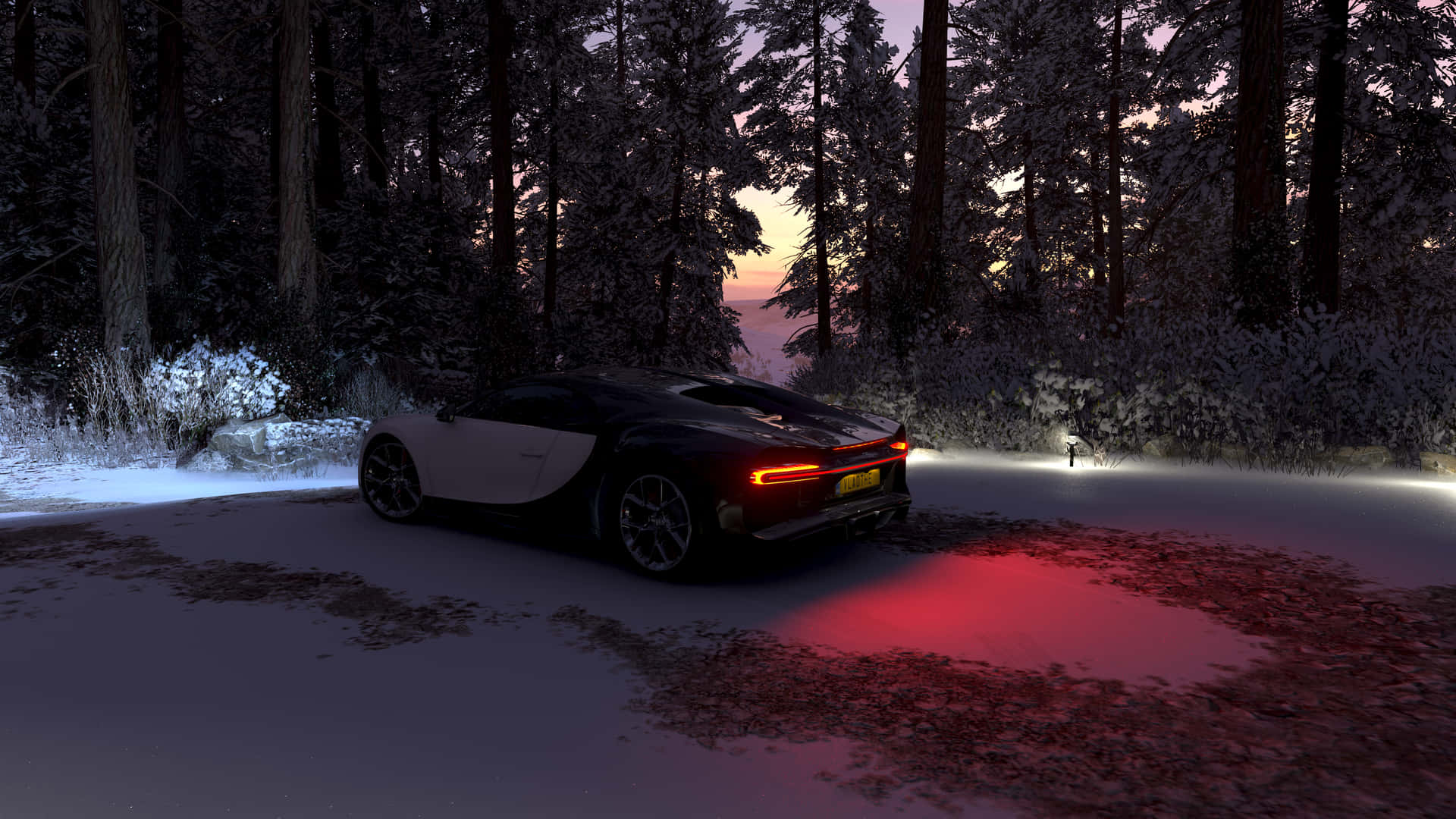 4k Forza Horizon 4 Background Black And White Bugatti