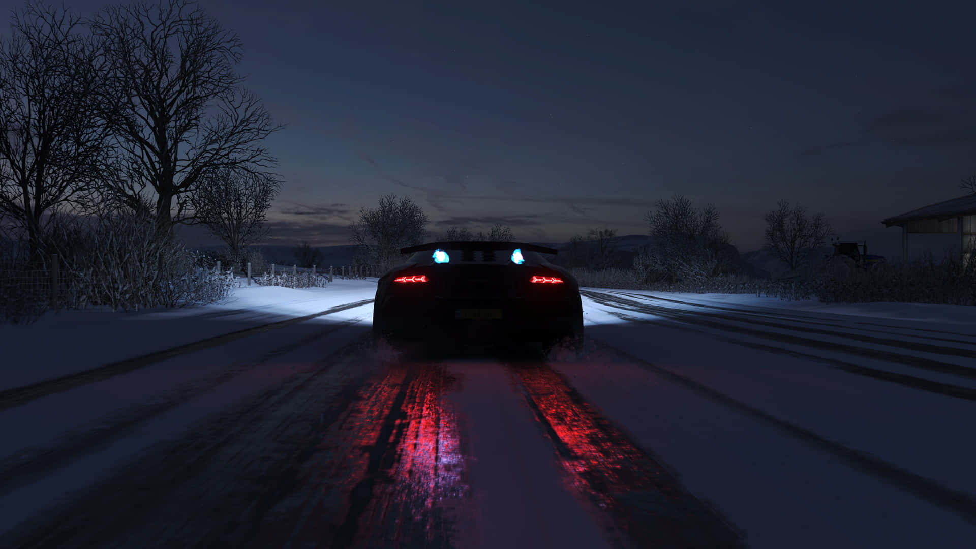 4k Forza Horizon 4 Background Black Mercedes-AMG Project One In The Dark