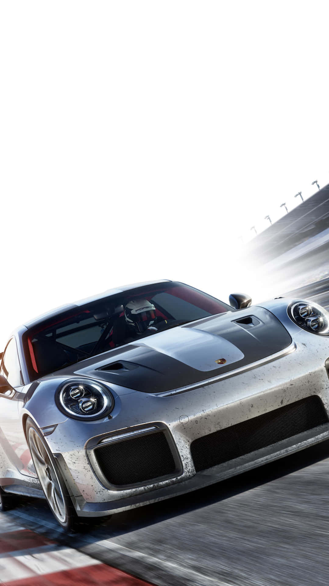 Fondode Pantalla Gris De Porsche Para Forza Motorsport 7 En 4k