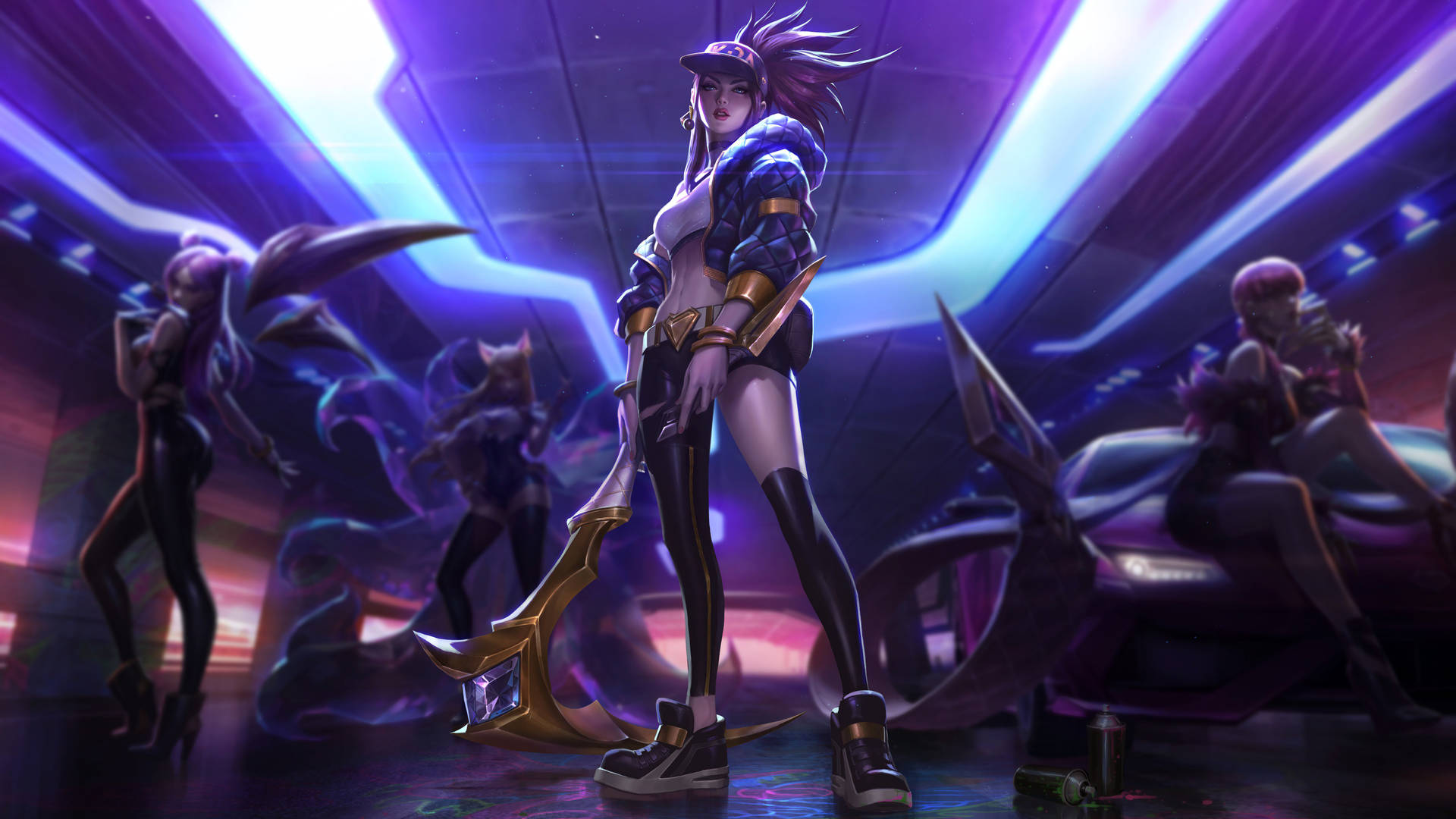 4k Gaming Phone League Of Legends Akali Picture