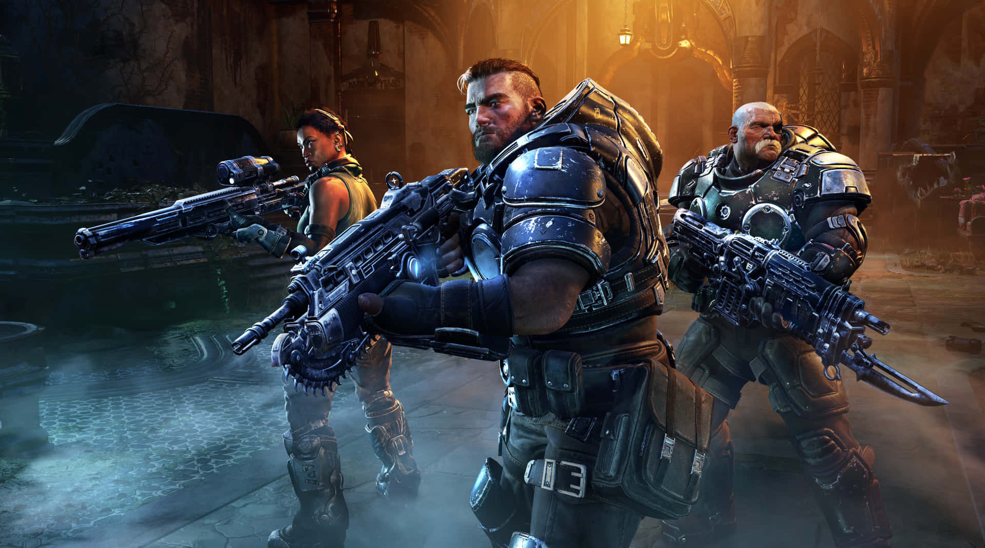 Experience dramatic and intense firefights in 4k Gears Of War 5