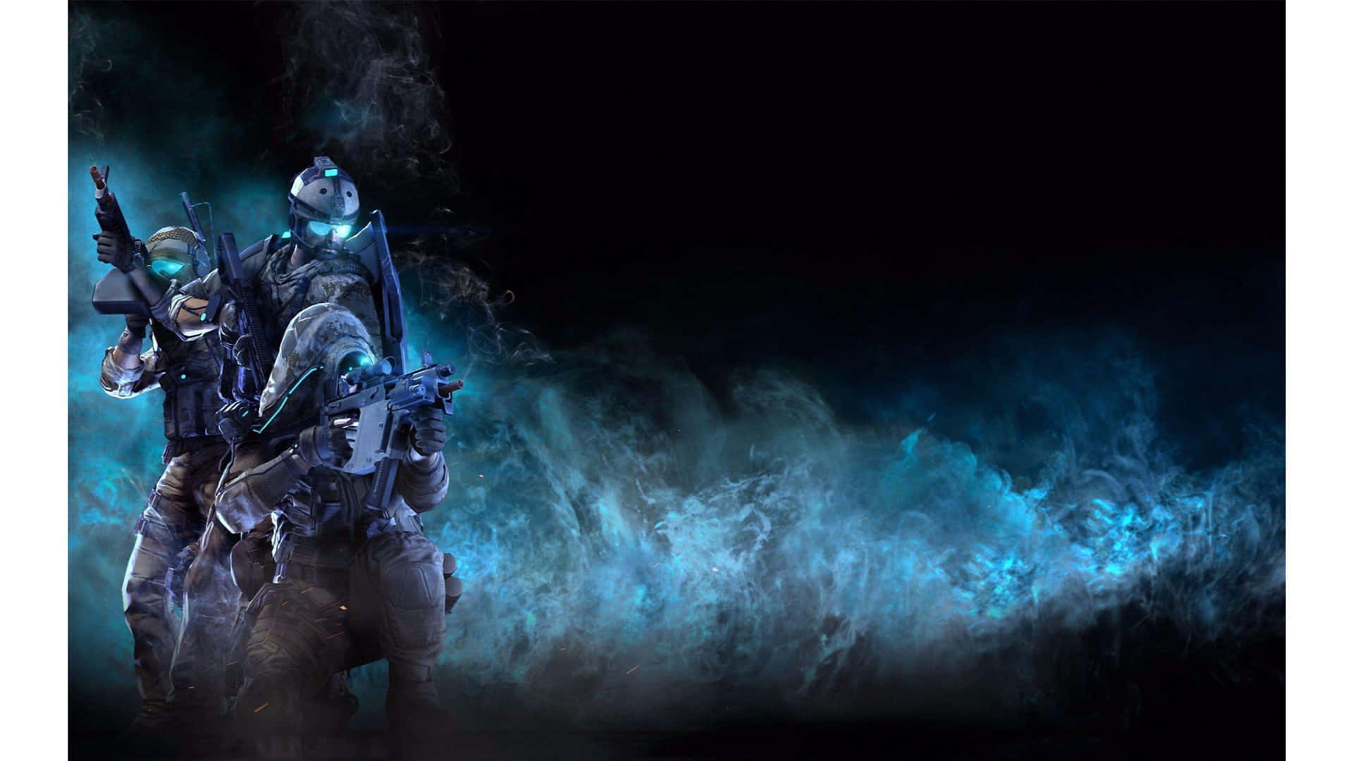 Imágenesde Póster De Ghost Recon Phantoms Neon Smoke En 4k. Fondo de pantalla