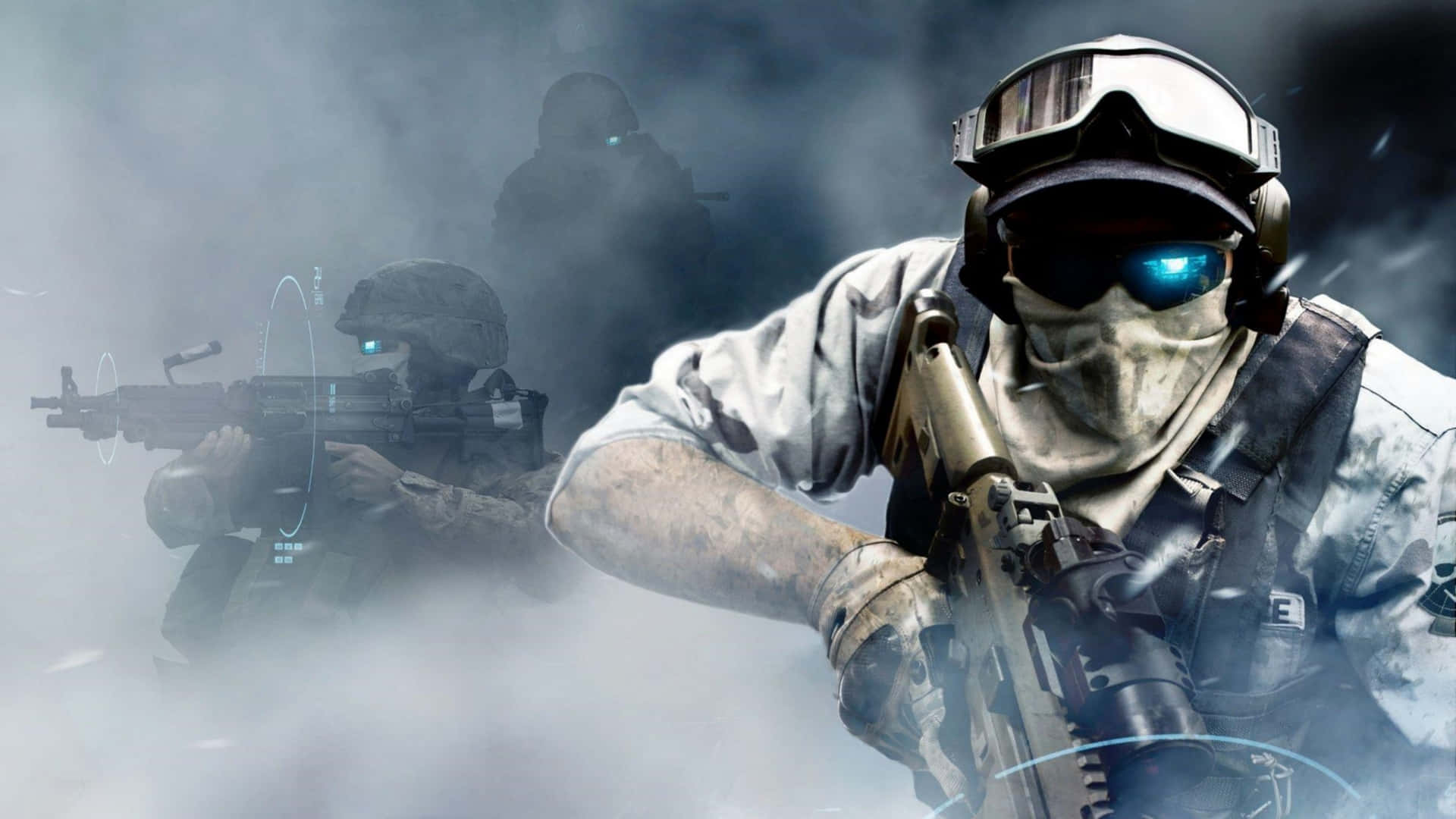 4K Ghost Recon røgsoldat angreb billeder Tapete Wallpaper