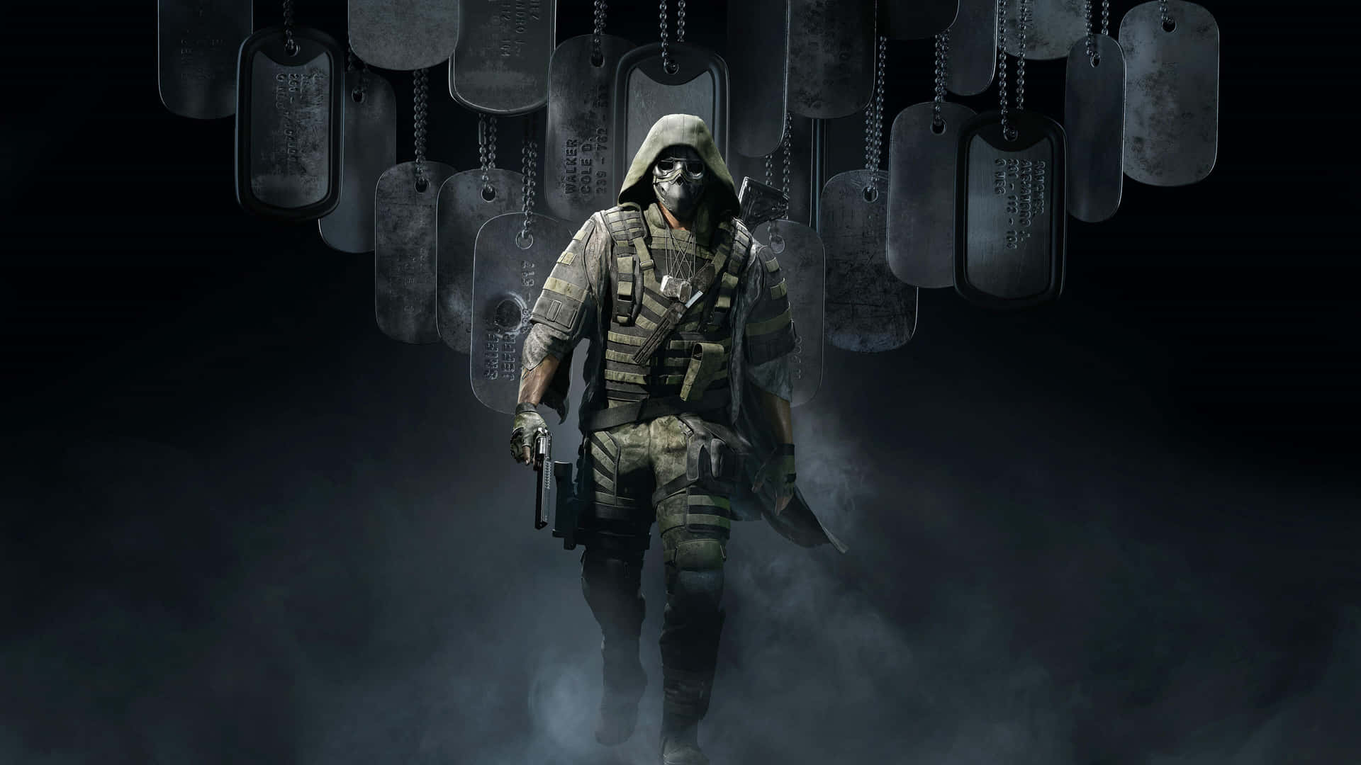 4kbilder Von Ghost Recon Breakpoint Soldat Hundeplaketten Wallpaper